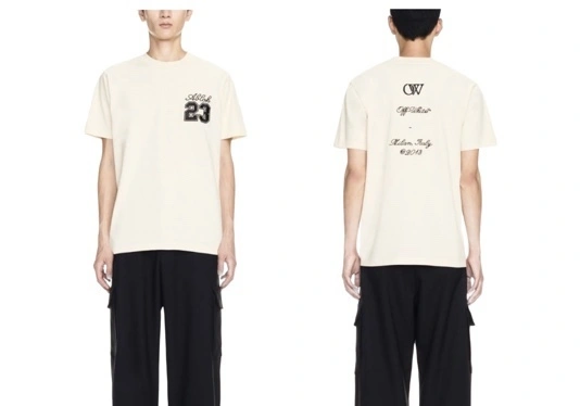 Gemini- Off Whit5 embroidery oversized 2Colour item:D-F524F0403-2