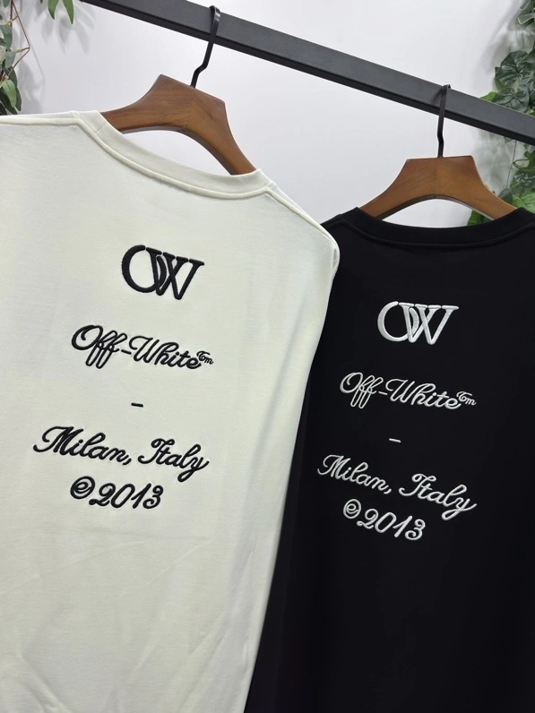 Gemini- Off Whit5 embroidery oversized 2Colour item:D-F524F0403-2