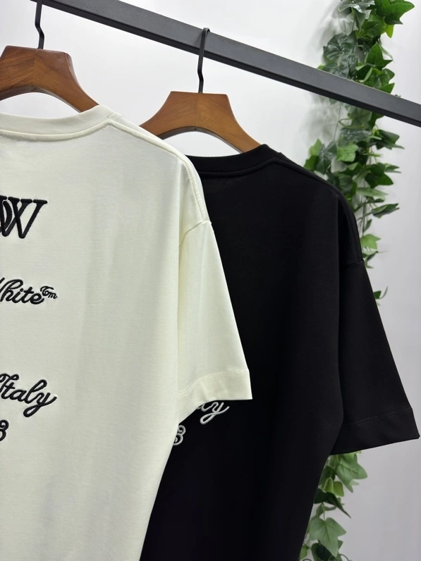 Gemini- Off Whit5 embroidery oversized 2Colour item:D-F524F0403-2