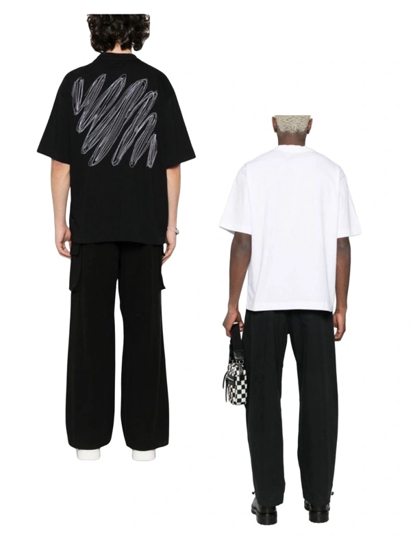 Gemini- Off Whit5 embroidery oversized 2colour item:D-F524F2908-2