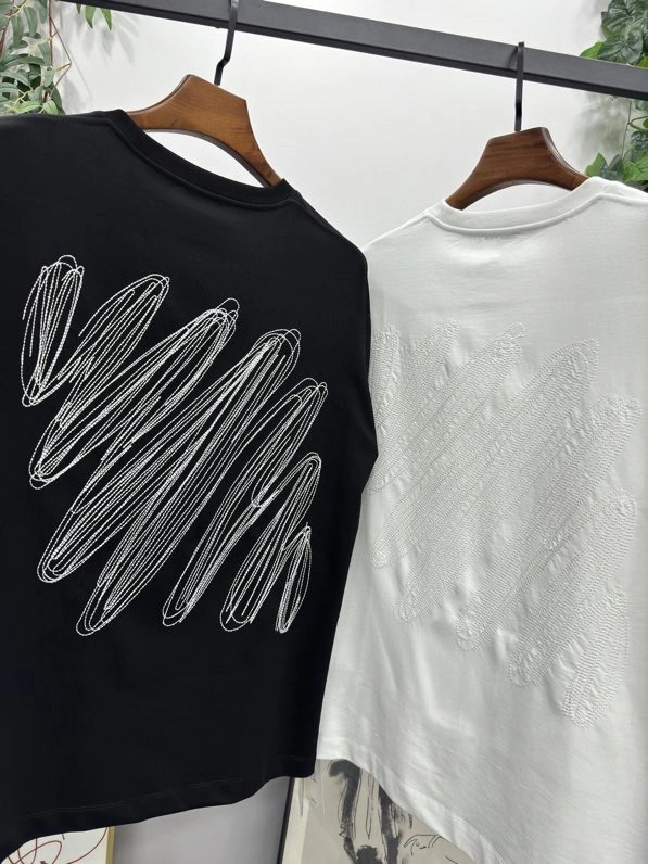 Gemini- Off Whit5 embroidery oversized 2colour item:D-F524F2908-2