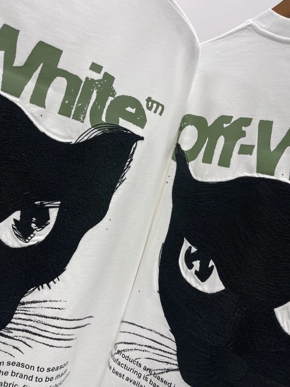 Gemini- Off Whit5 embroidery oversized item:D-F110G2711