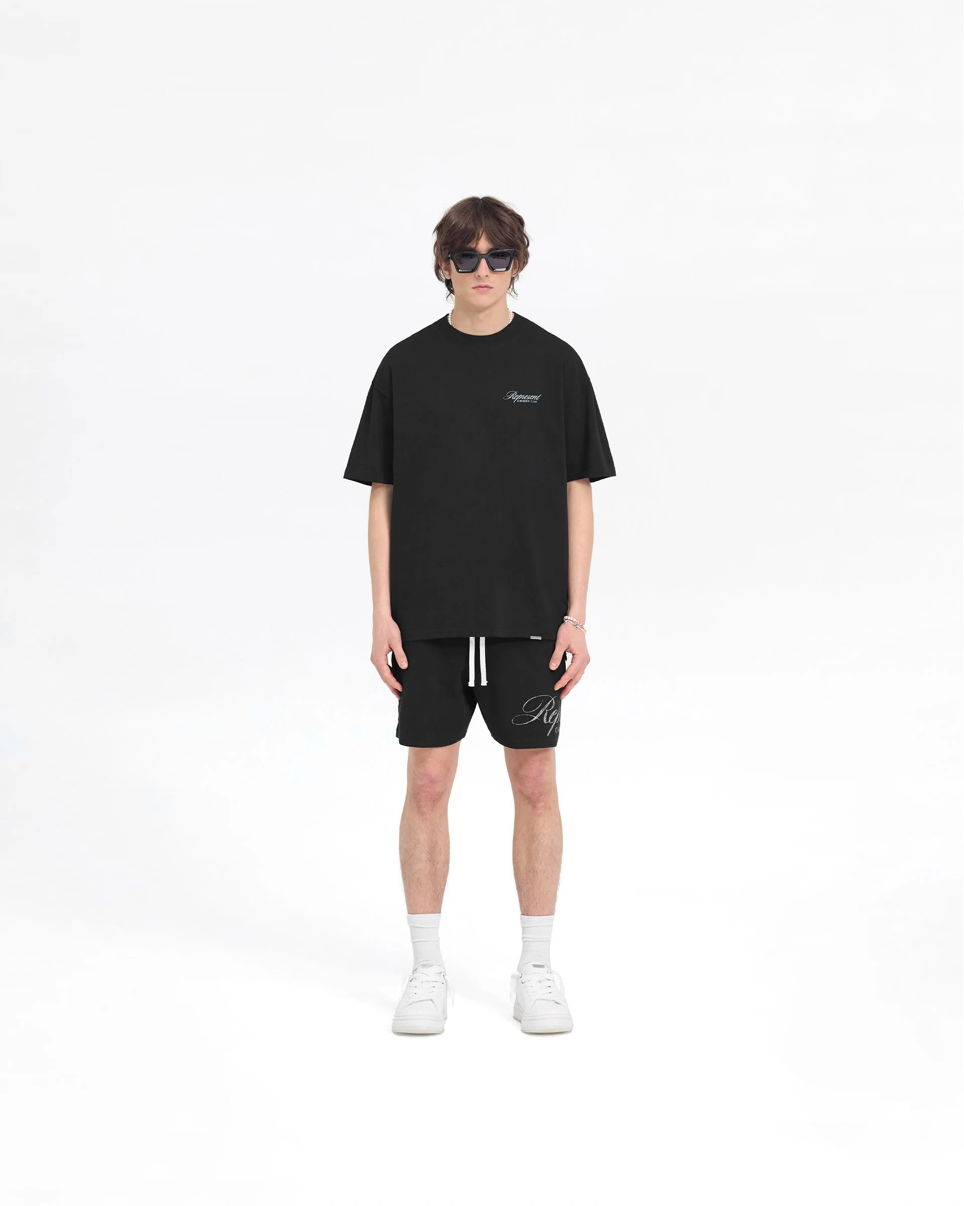 Gemini- R5pr5s59t OWNERS CLUB SCRIPT MESH SHORTS item:E-F125E0523
