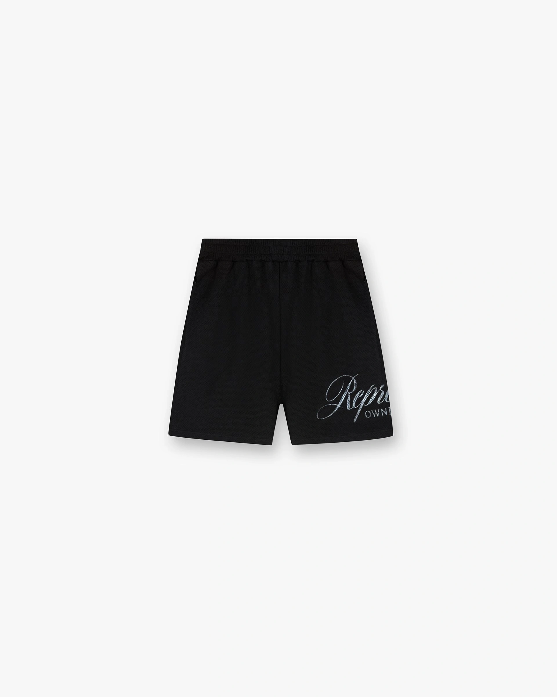 Gemini- R5pr5s59t OWNERS CLUB SCRIPT MESH SHORTS item:E-F125E0523