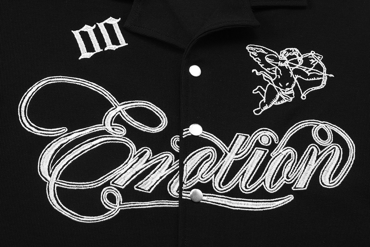 Gemini- S1i9t embroidery oversized 3Colour item:E-F000J3809-3