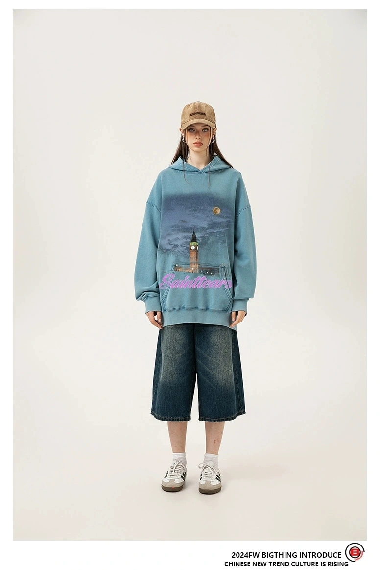Gemini- S1i9t vintage oversized 2Colour item:D-FL00K2027-2