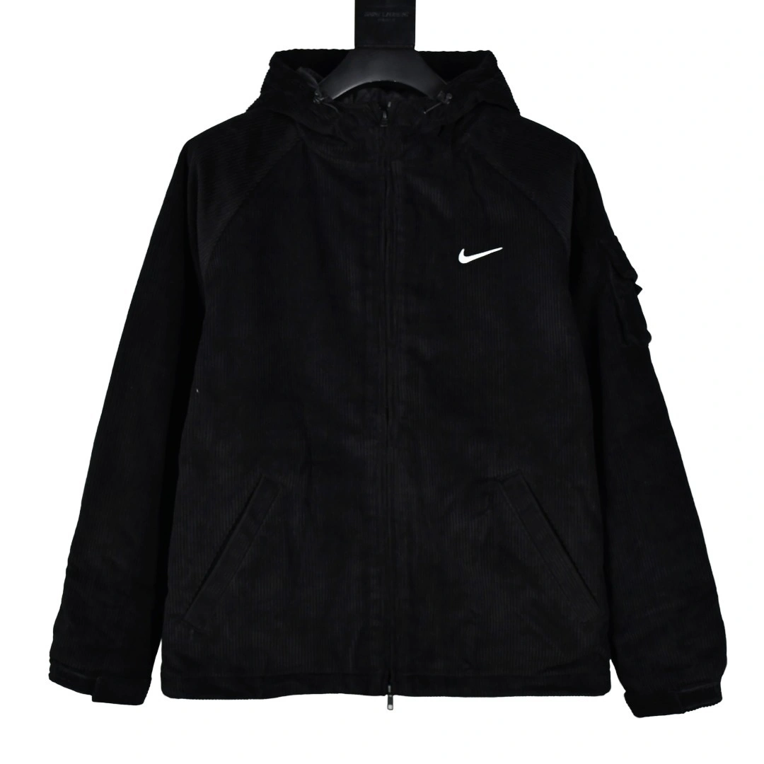 &Gemini- S575 22FW Arc Corduroy Hooded Jacket item:D-F310J2889H