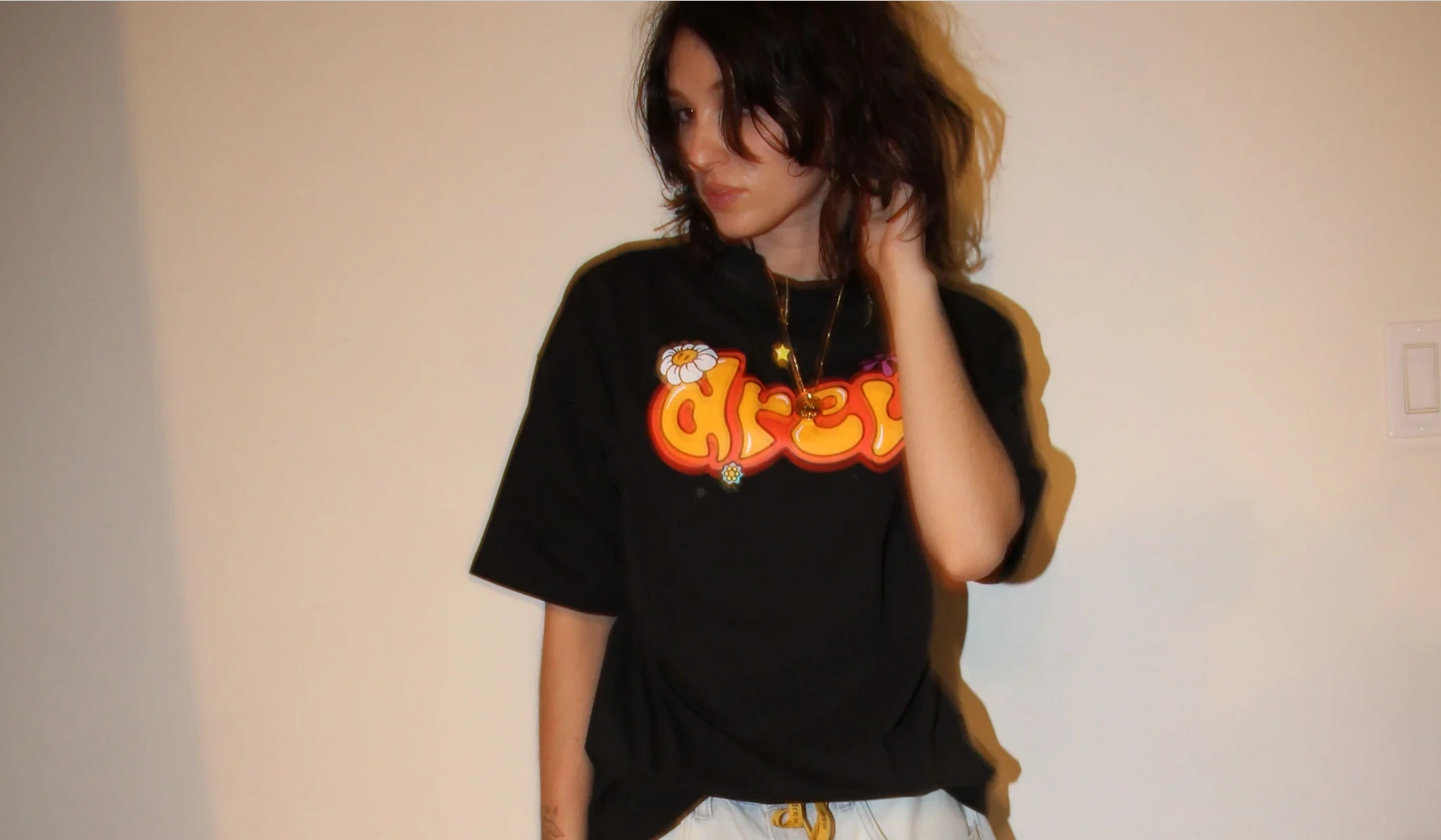 Gemini- SS23 DROOVY SS TEE oversized item:C-F000C1815