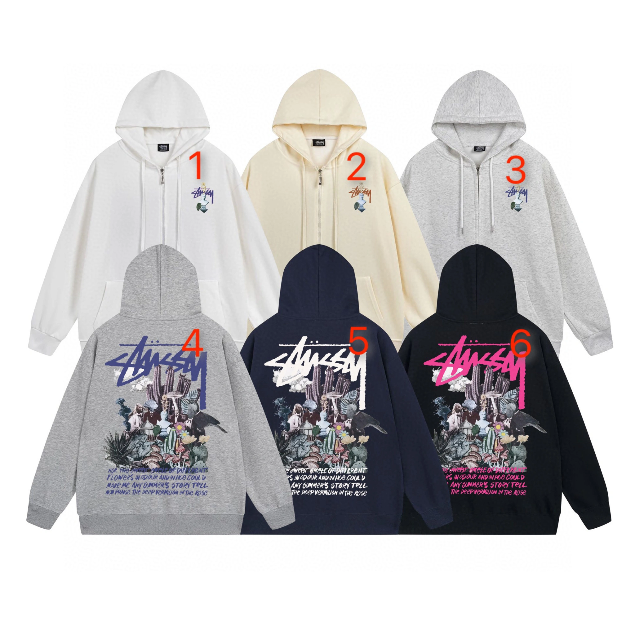 &&Gemini- SS23 oversized 6Colour item:C-F125J0231-6