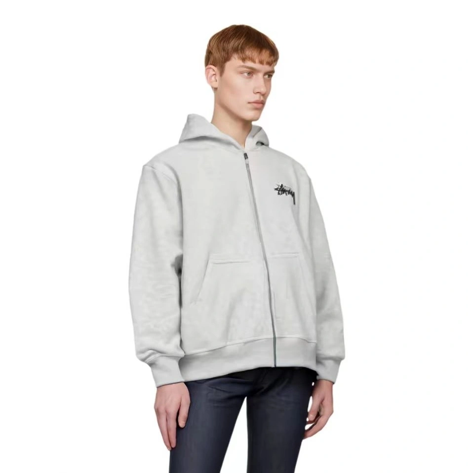 Gemini- St00 Burning Stock Zip Hoodie 2colour item:D-F402K2514-2
