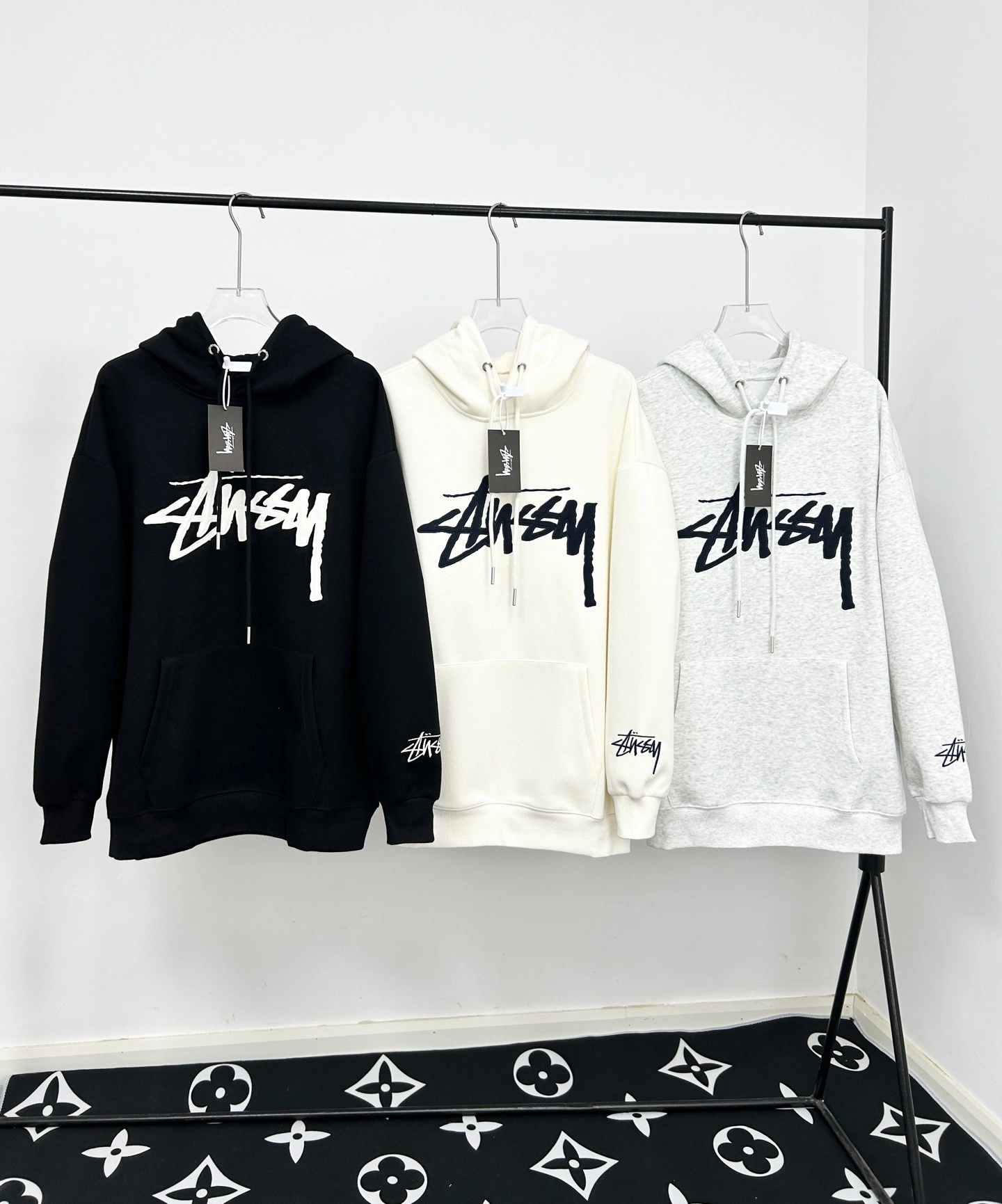 Gemini- St00 Cotton embroidery oversize 3colour item:E-F524I1924-3