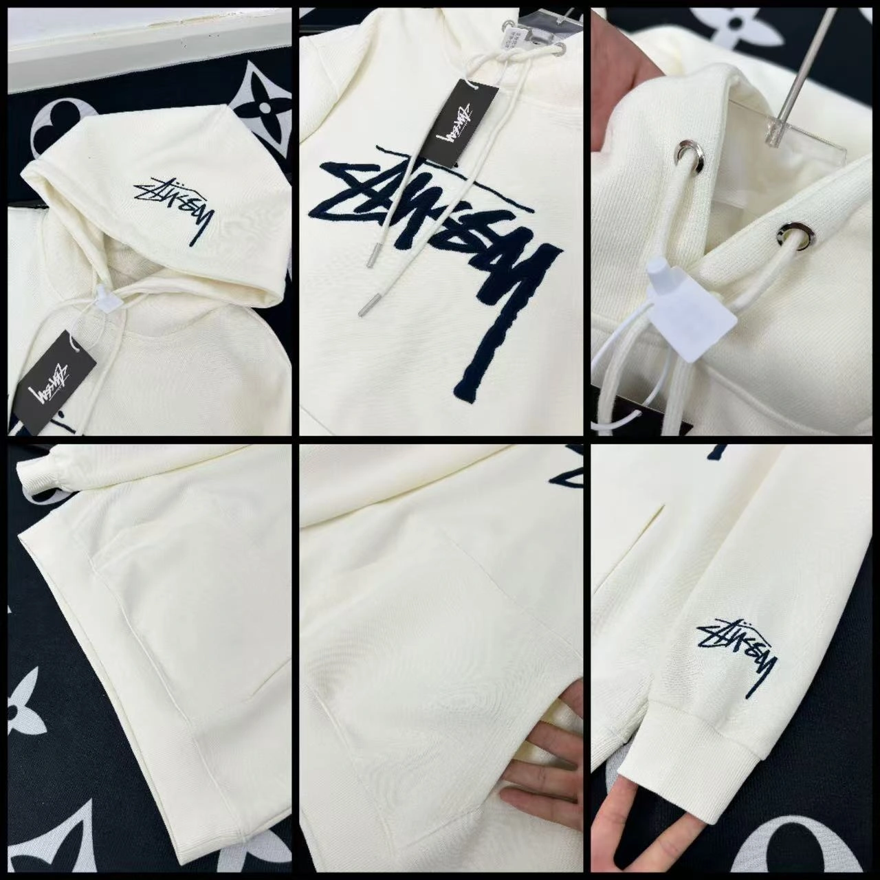 Gemini- St00 Cotton embroidery oversize 3colour item:E-F524I1924-3