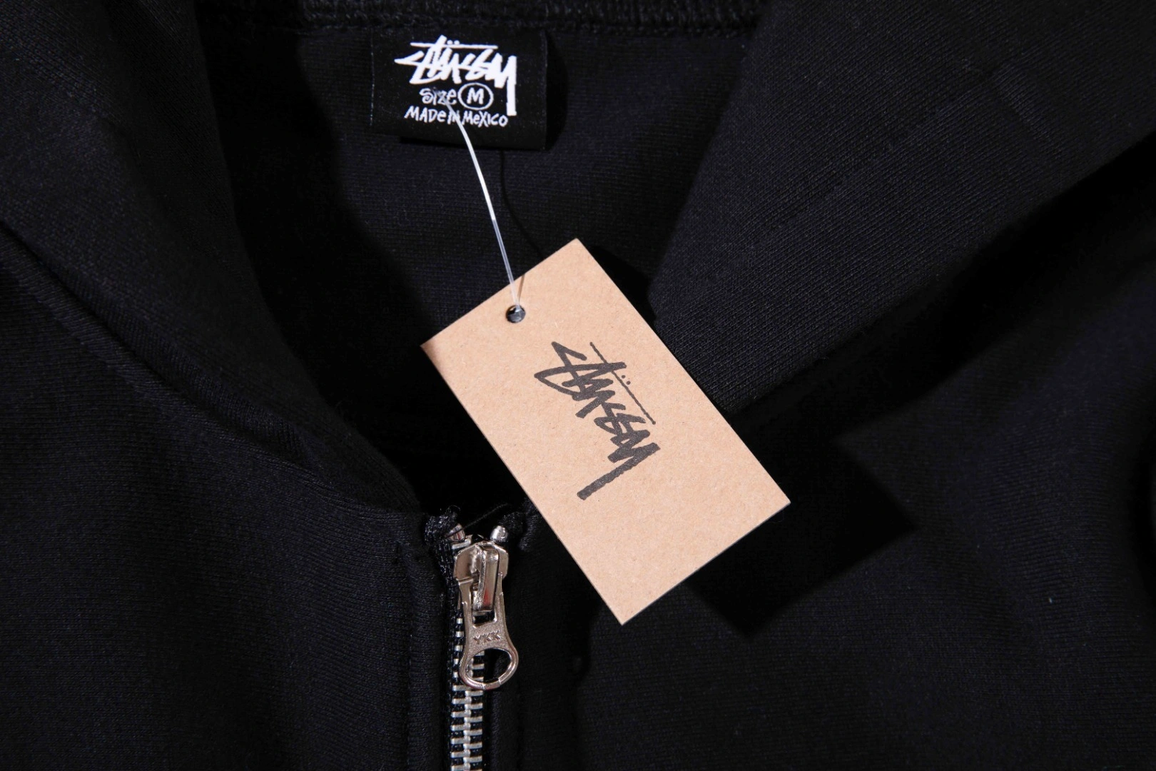 Gemini- St00 x BORN X RAISED LOGO ZIP HOODIE item:D-F402K2513