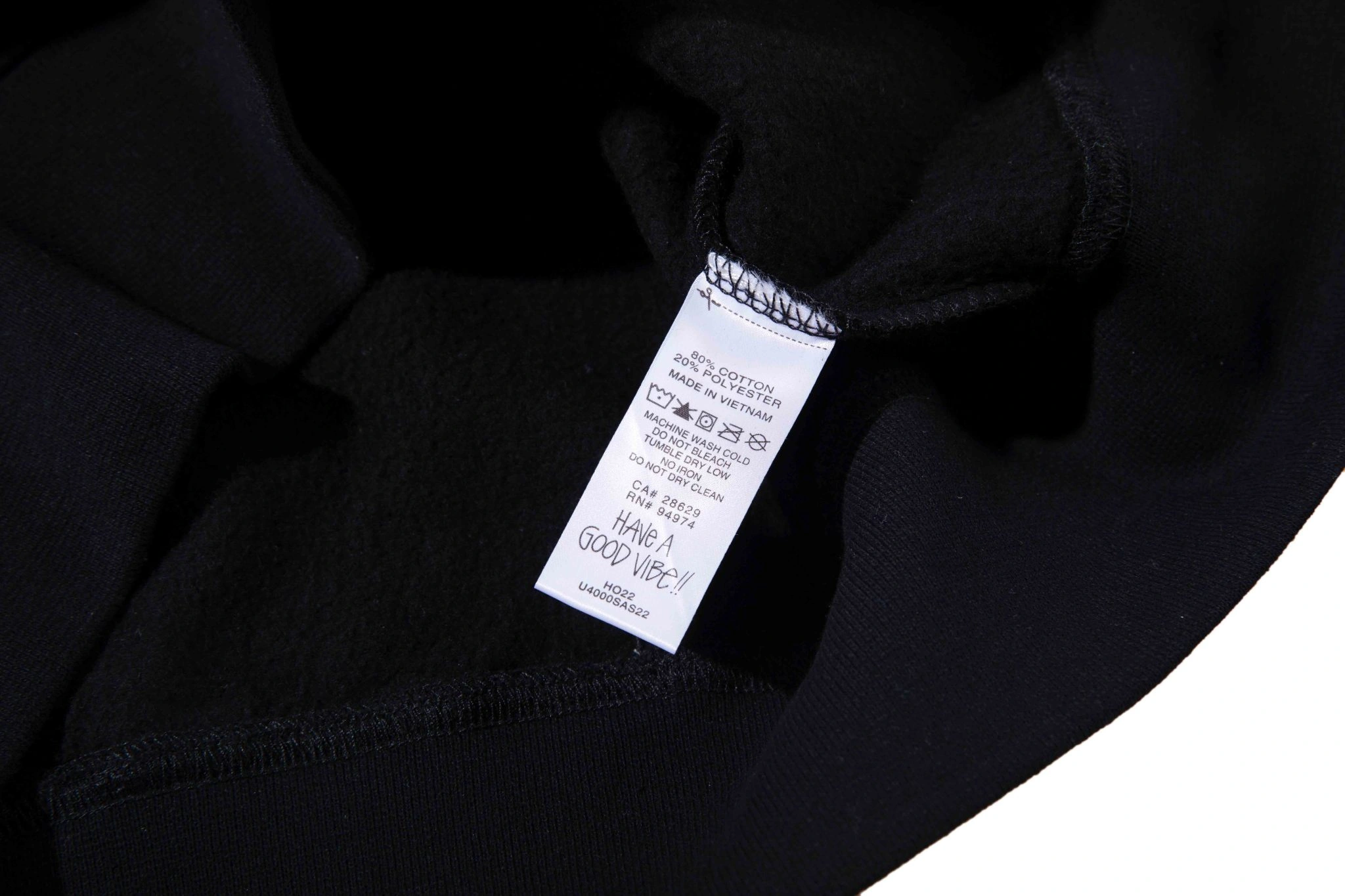 Gemini- St00 x BORN X RAISED LOGO ZIP HOODIE item:D-F402K2513