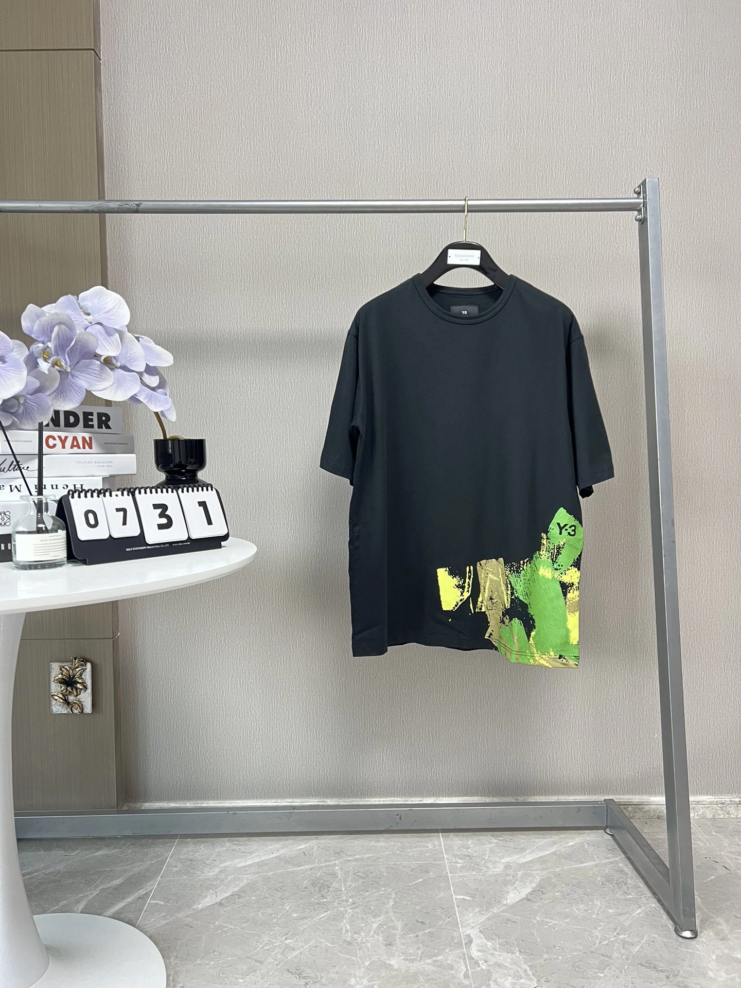 Gemini- Y-3 tee oversized 2Colour item:D-F527F0465-2