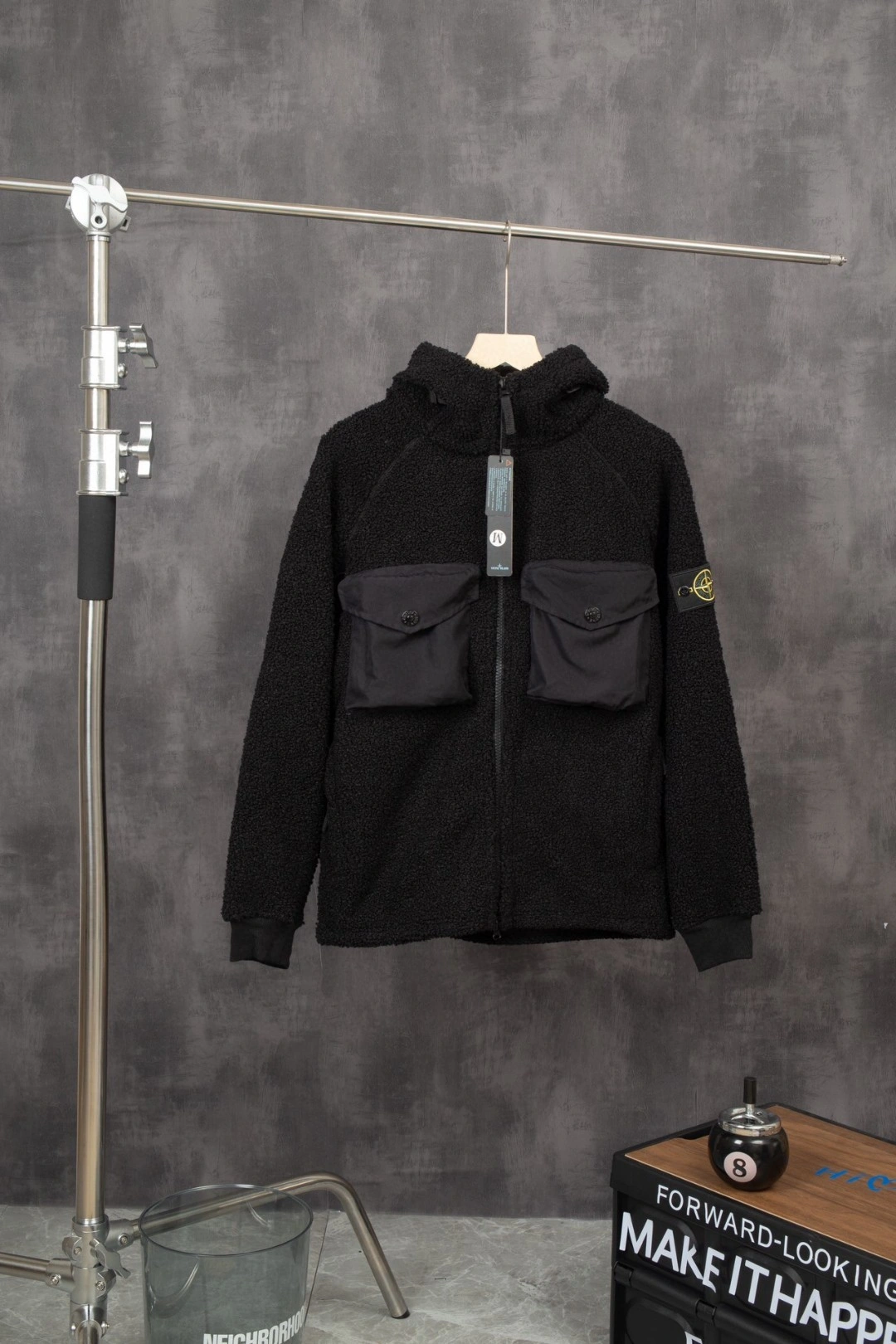 Gemini- berber fleece oversized 3Colour item:C-F403K0308-3