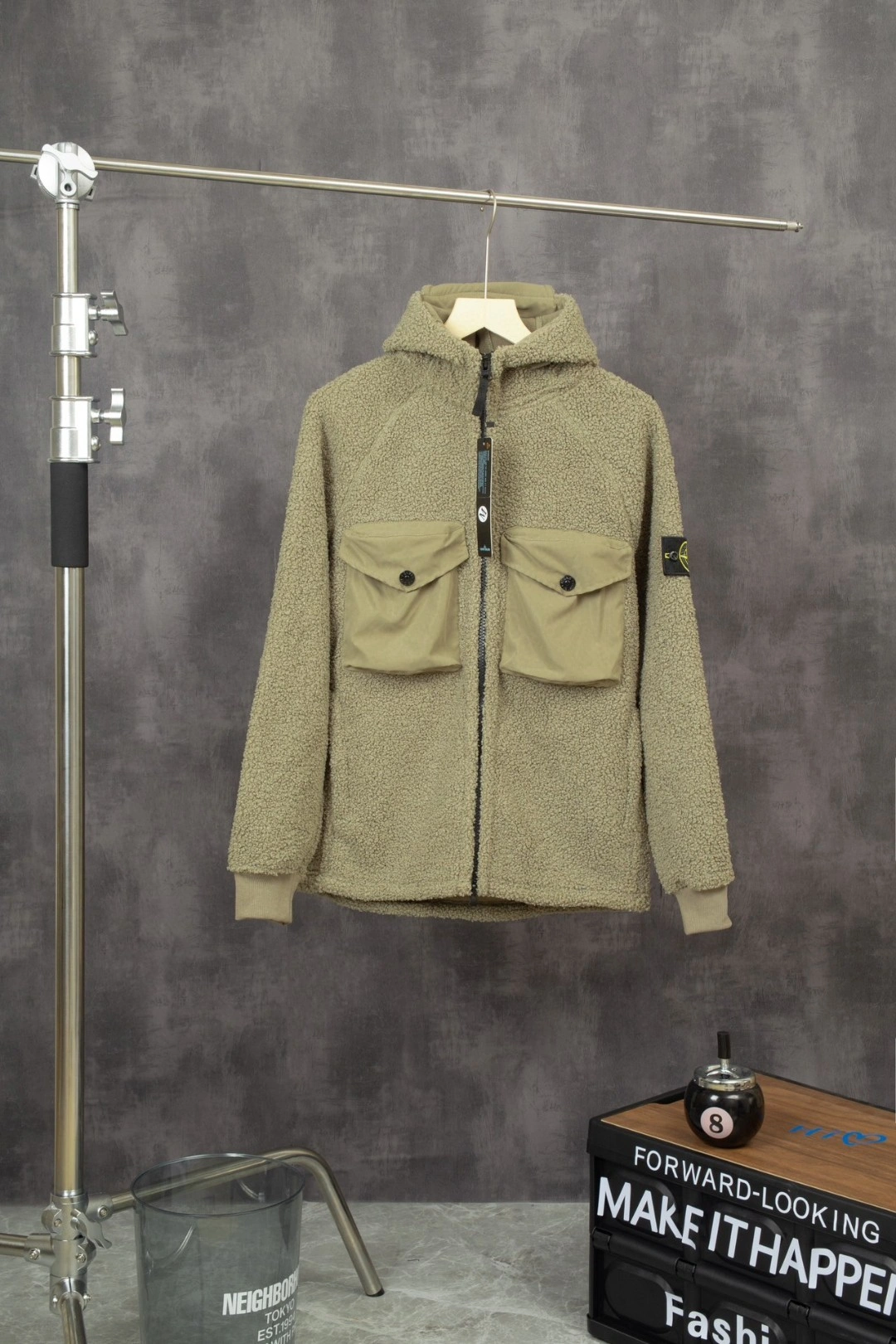 Gemini- berber fleece oversized 3Colour item:C-F403K0308-3