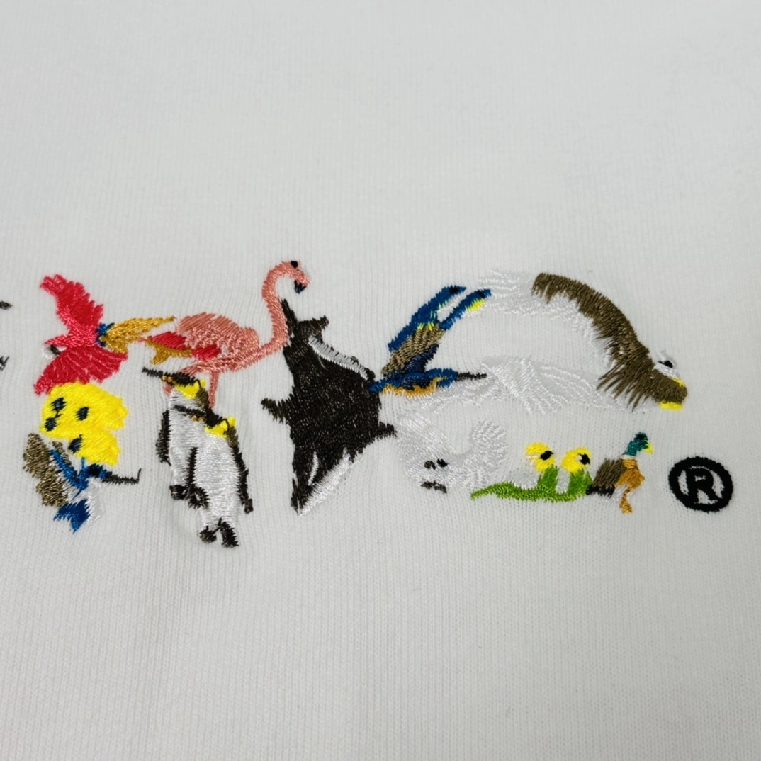 Gemini- embroidery LOGO TEE oversized item:C-F466H1305