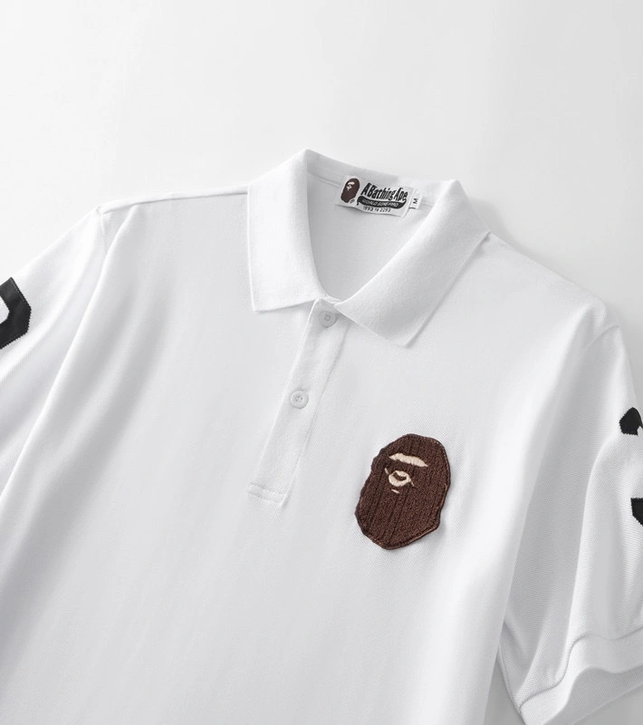 !Gemini- embroidery POLO oversized 4Colour item:C-F000I1702-4
