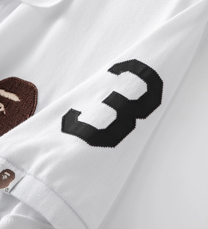!Gemini- embroidery POLO oversized 4Colour item:C-F000I1702-4