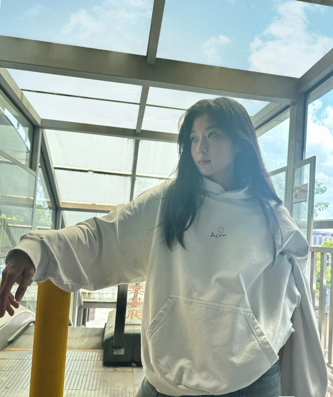 Gemini- embroidery oversized 2Colour item:C-F322J1490-2