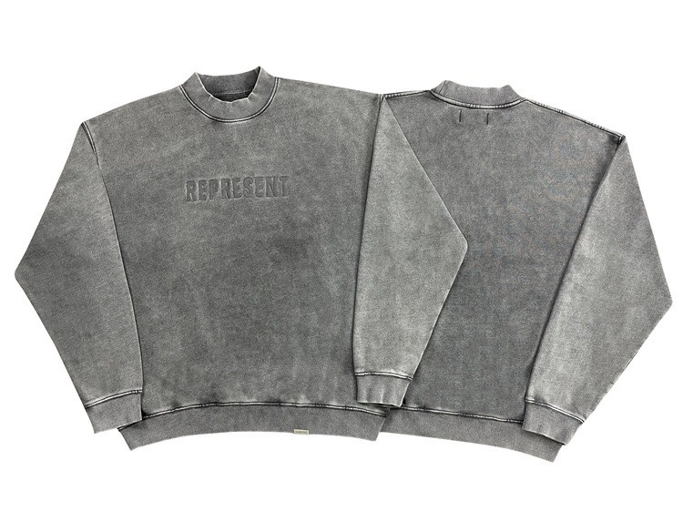 Gemini- embroidery oversized 2Colour item:C-FL32H3014-2