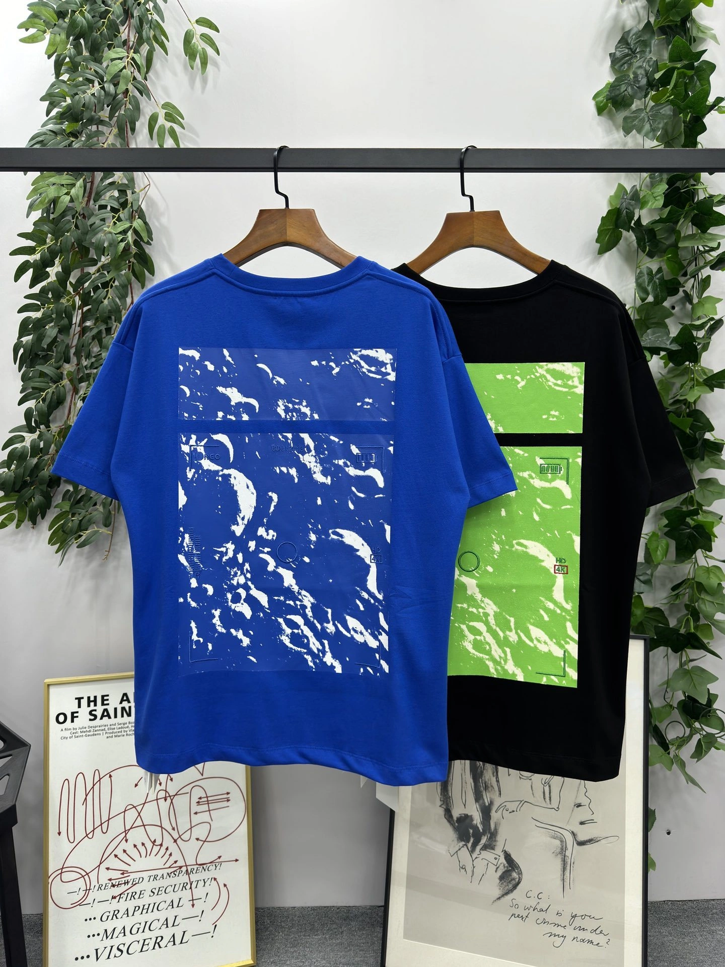 Gemini- embroidery oversized 2Colour item:D-F000D0128-2