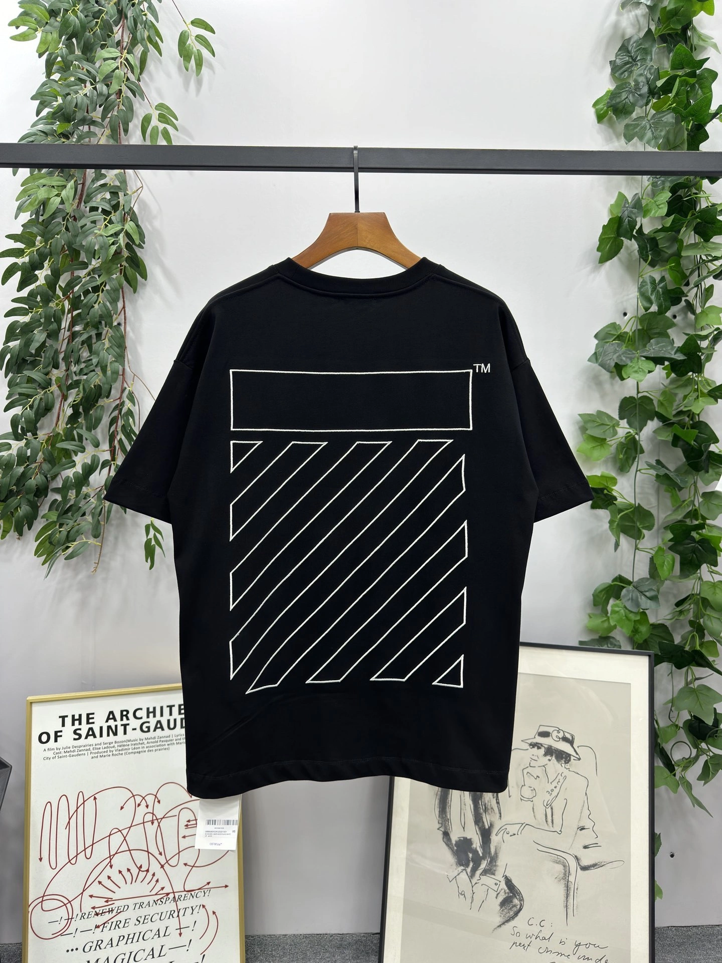Gemini- embroidery oversized 2Colour item:D-F000D0133-2