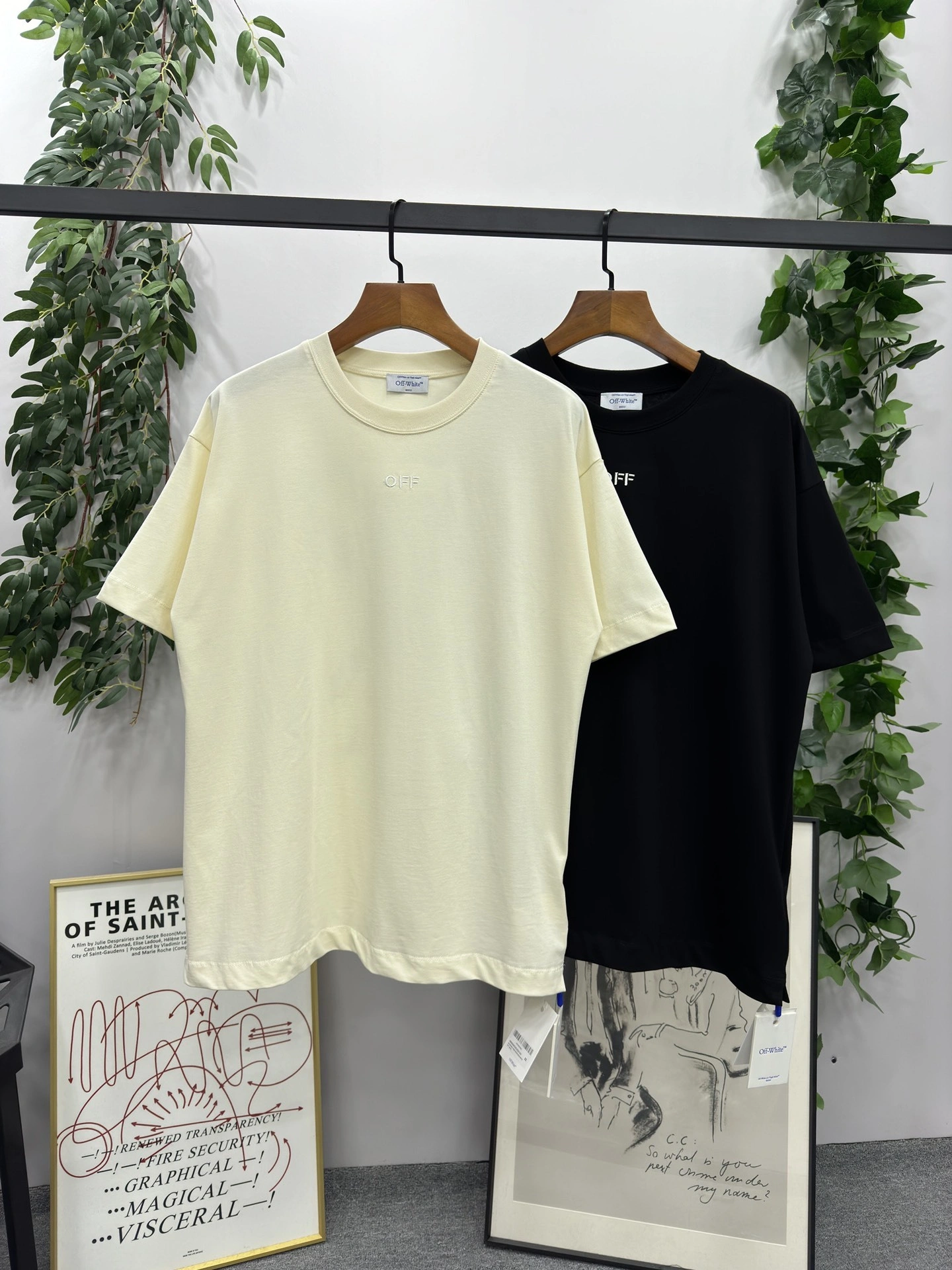&Gemini- embroidery oversized 2Colour item:D-F000D0134-2