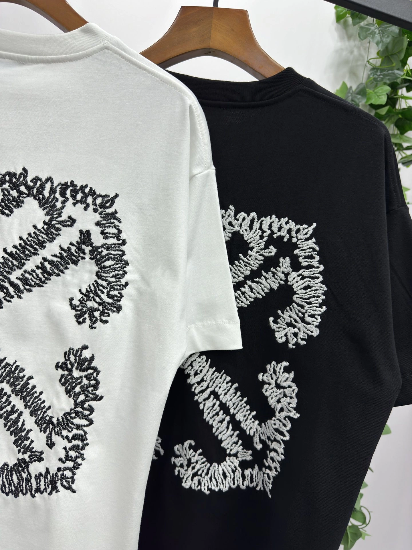 &Gemini- embroidery oversized 2Colour item:D-F000D0135-2