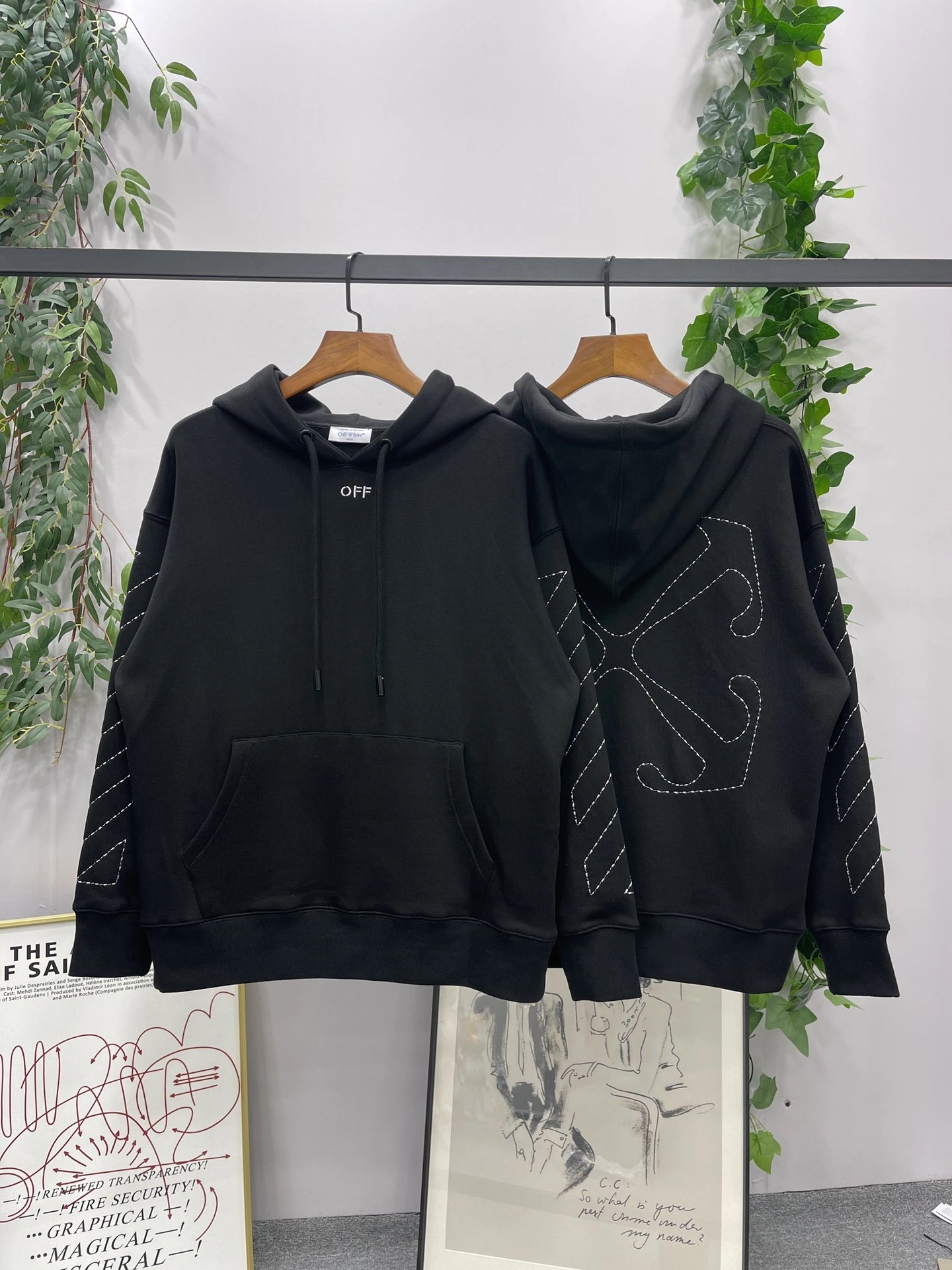 &Gemini- embroidery oversized item:C-F110J3106