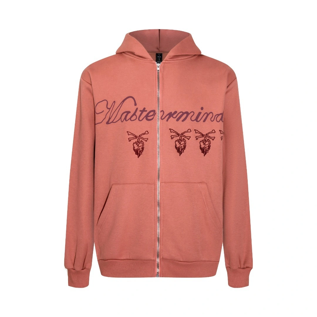 &Gemini- skull zip up Mauve item:C-F322H1808