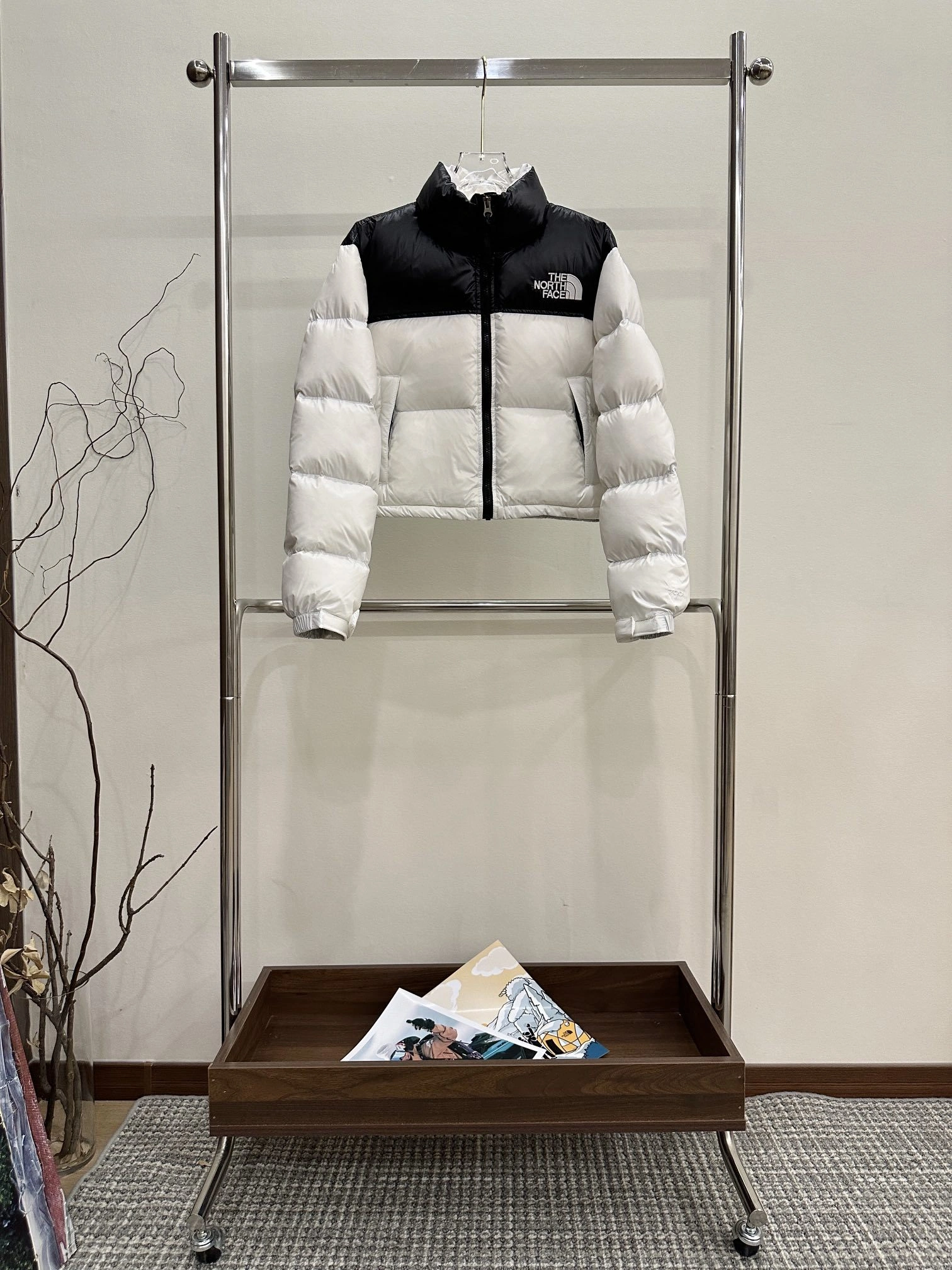 Gemini-F135 Down jacket embroidery white duck down item:E-FL09C1396H