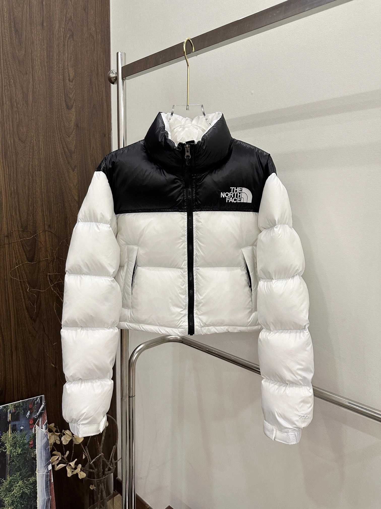 Gemini-F135 Down jacket embroidery white duck down item:E-FL09C1396H