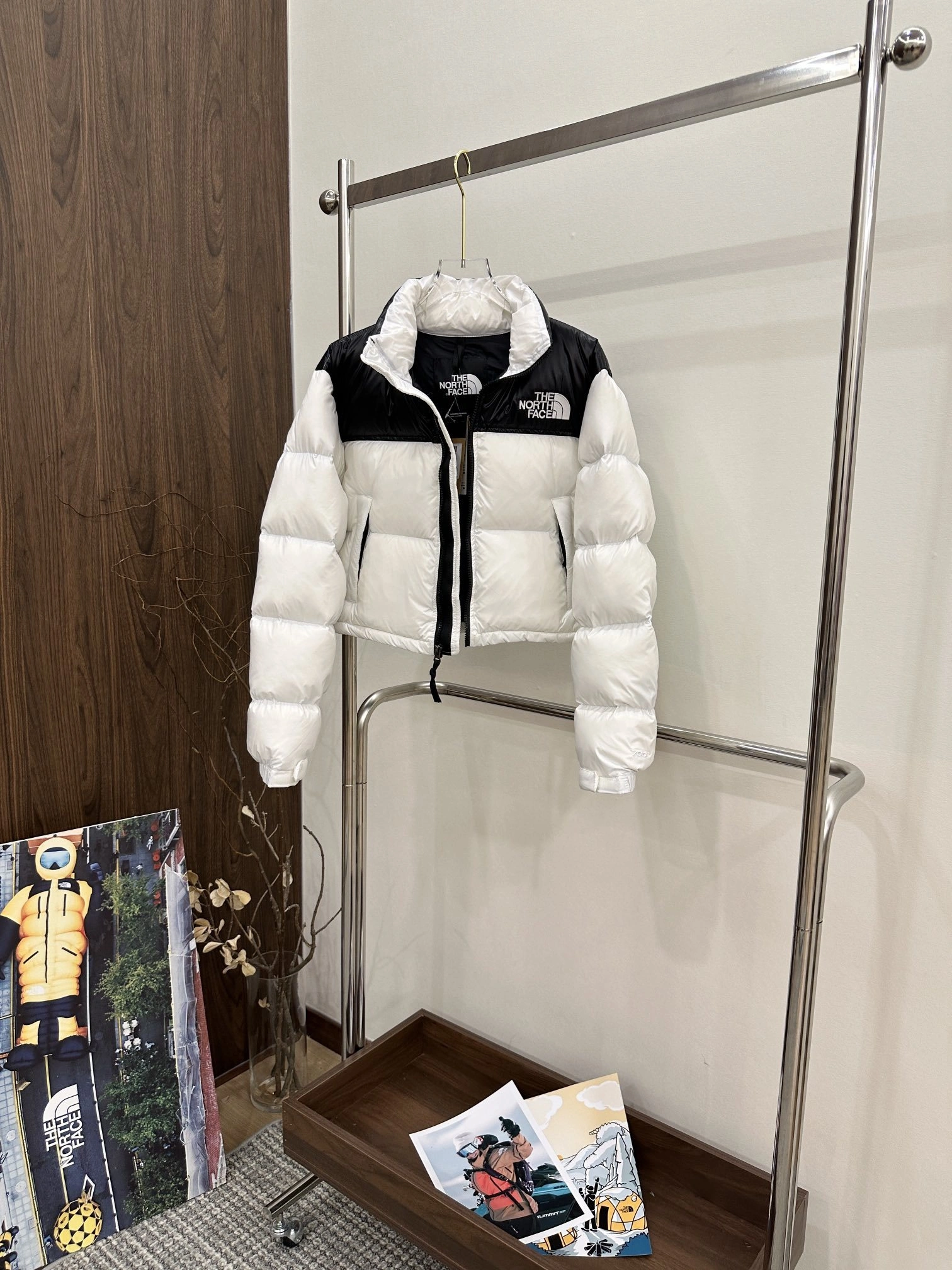 Gemini-F135 Down jacket embroidery white duck down item:E-FL09C1396H