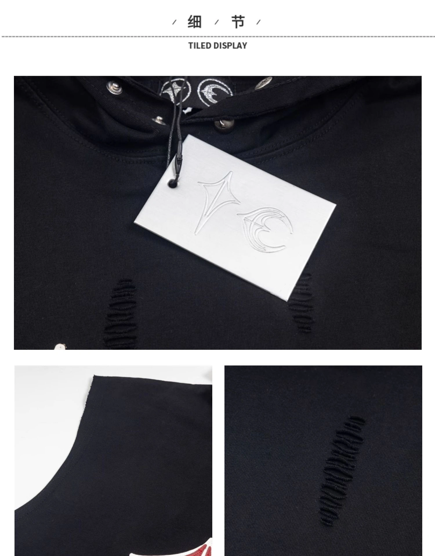 Gemini-Other brands embroidery oversized 3Colour item:D-FL00G1415-3