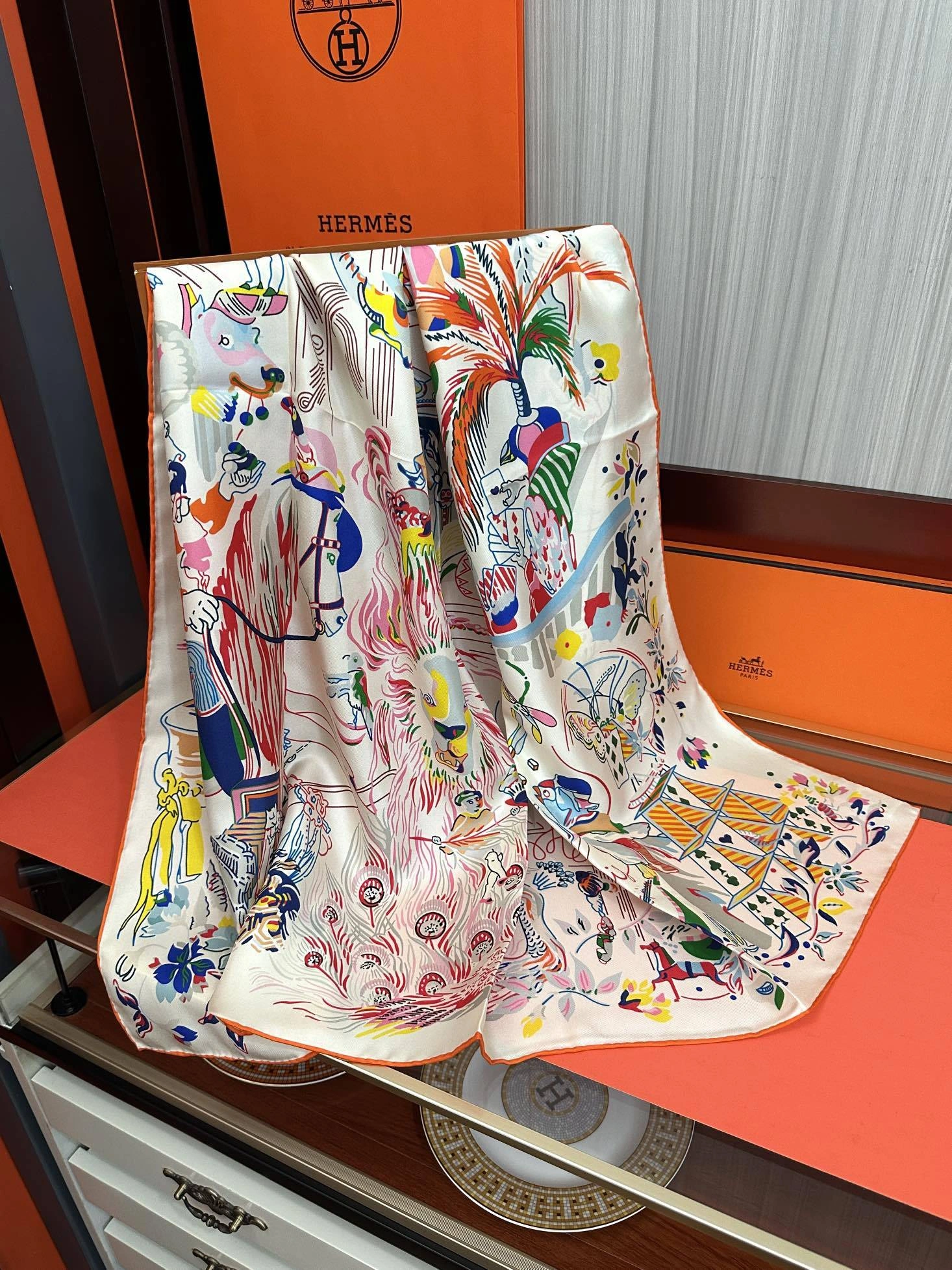 HD-- H5r75s Virginie （rue du Faubourg Saint-Honoré） Real silk 2Colour item:E-S132K2833-2H