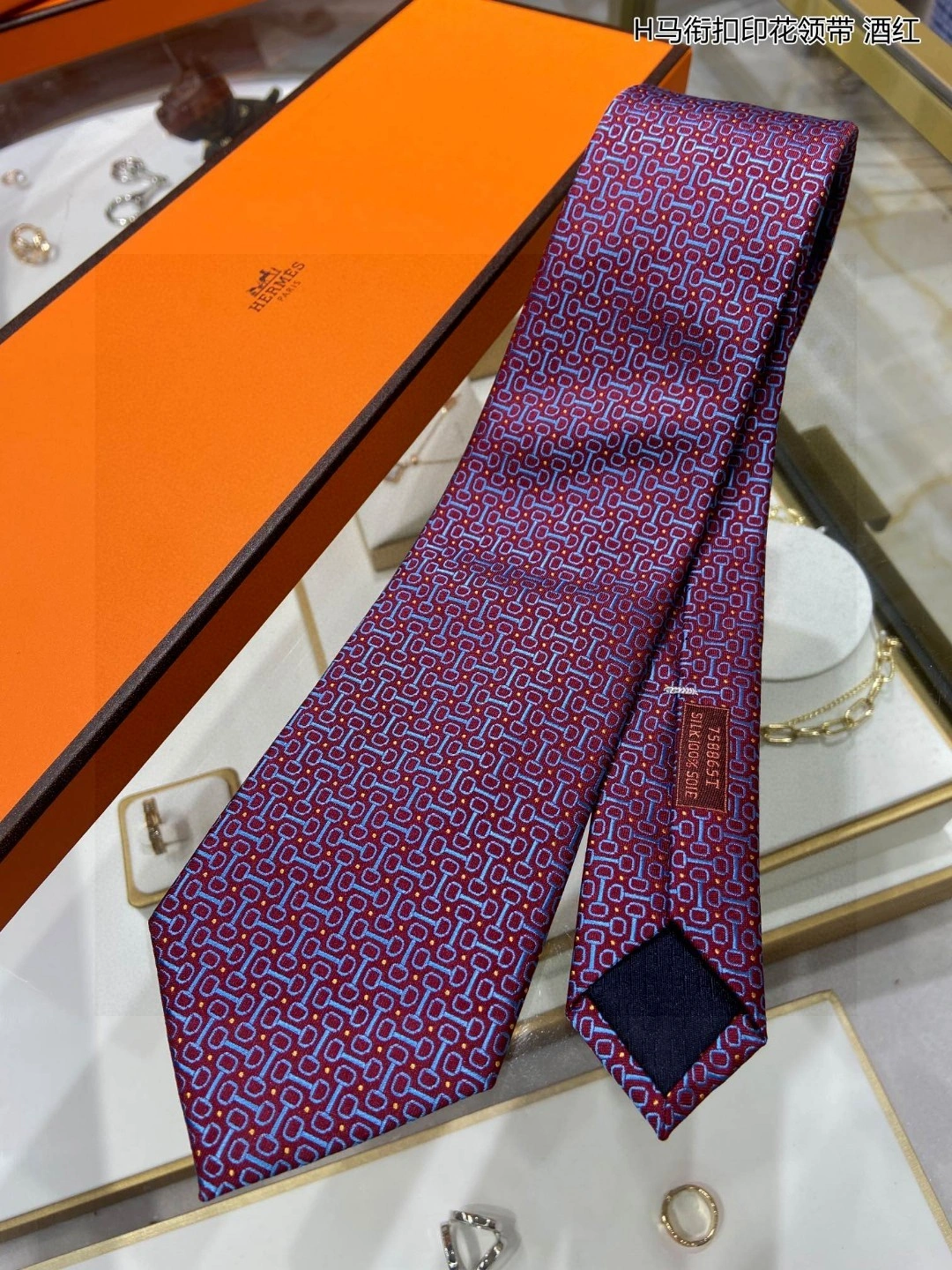 HD-- 100% top jacquard silk handmade custom item:C-S132G2432Y