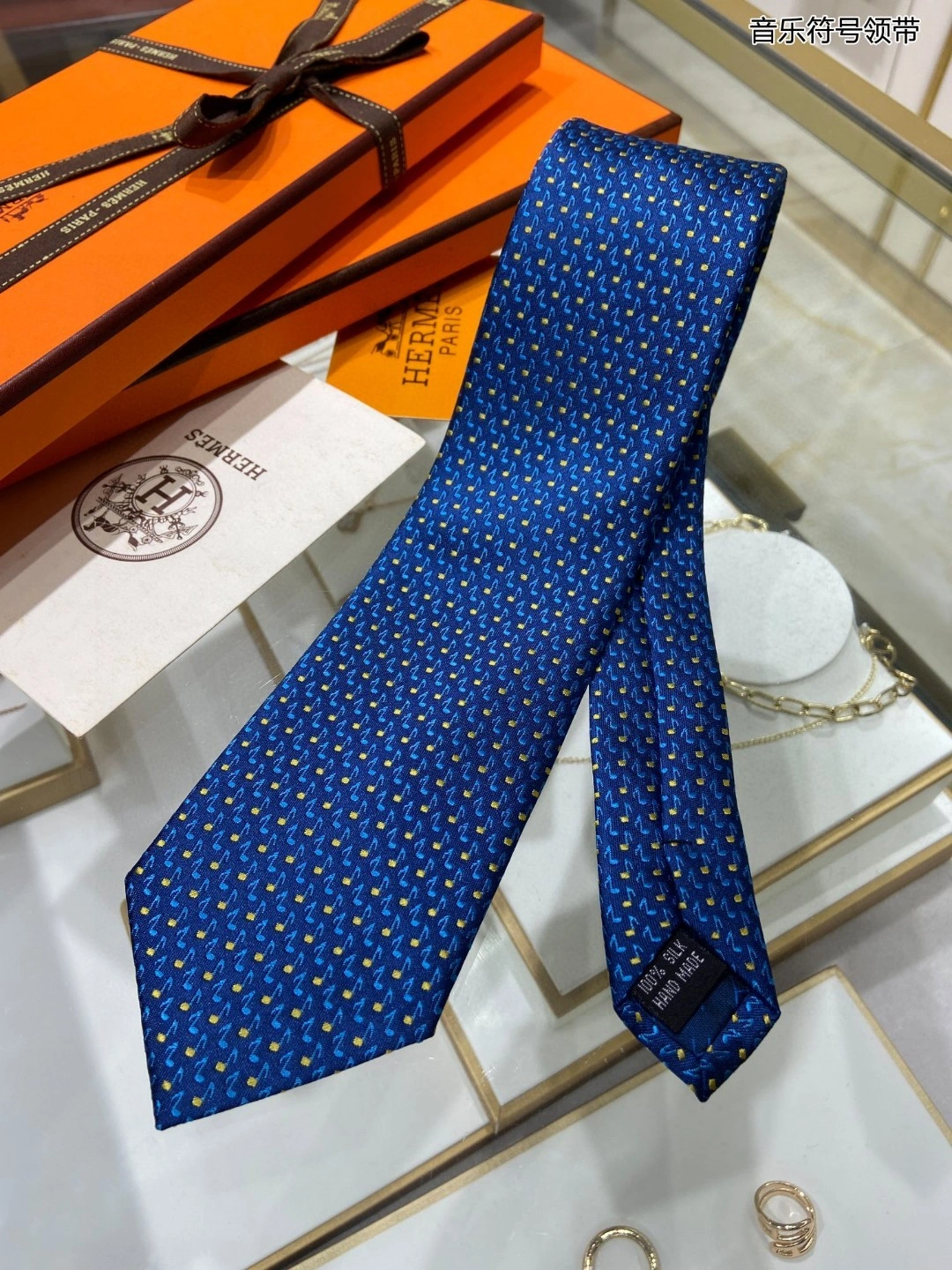 HD-- 100% top jacquard silk handmade custom item:C-S132G2435Y