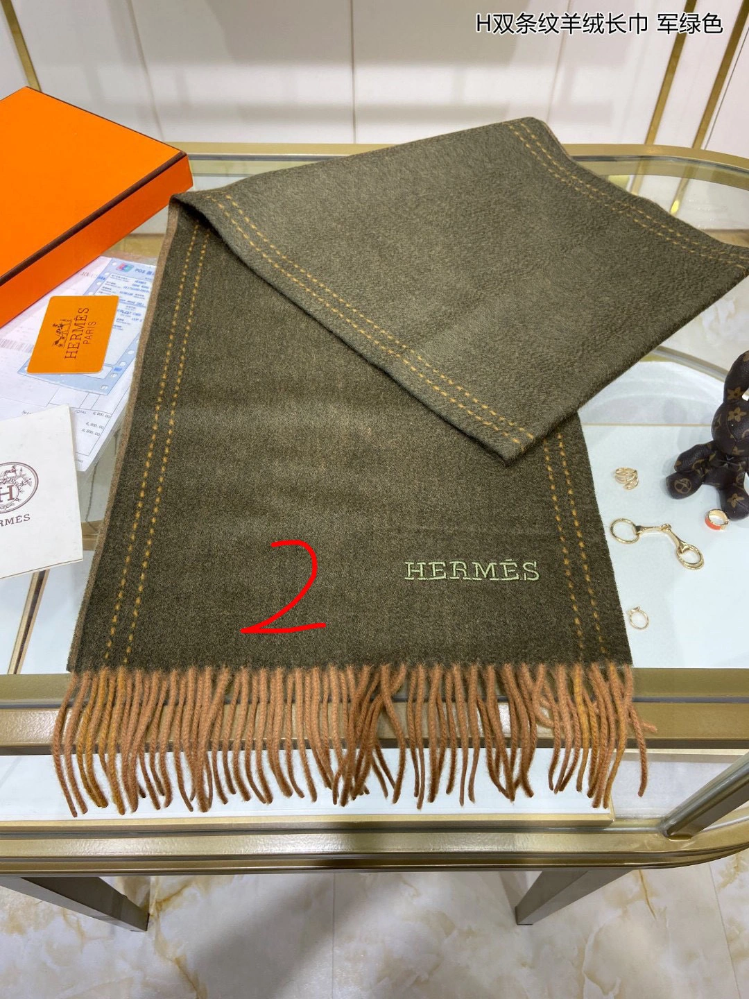 &HD-- 100%cashmere 2 color item:C-S132J102010-2