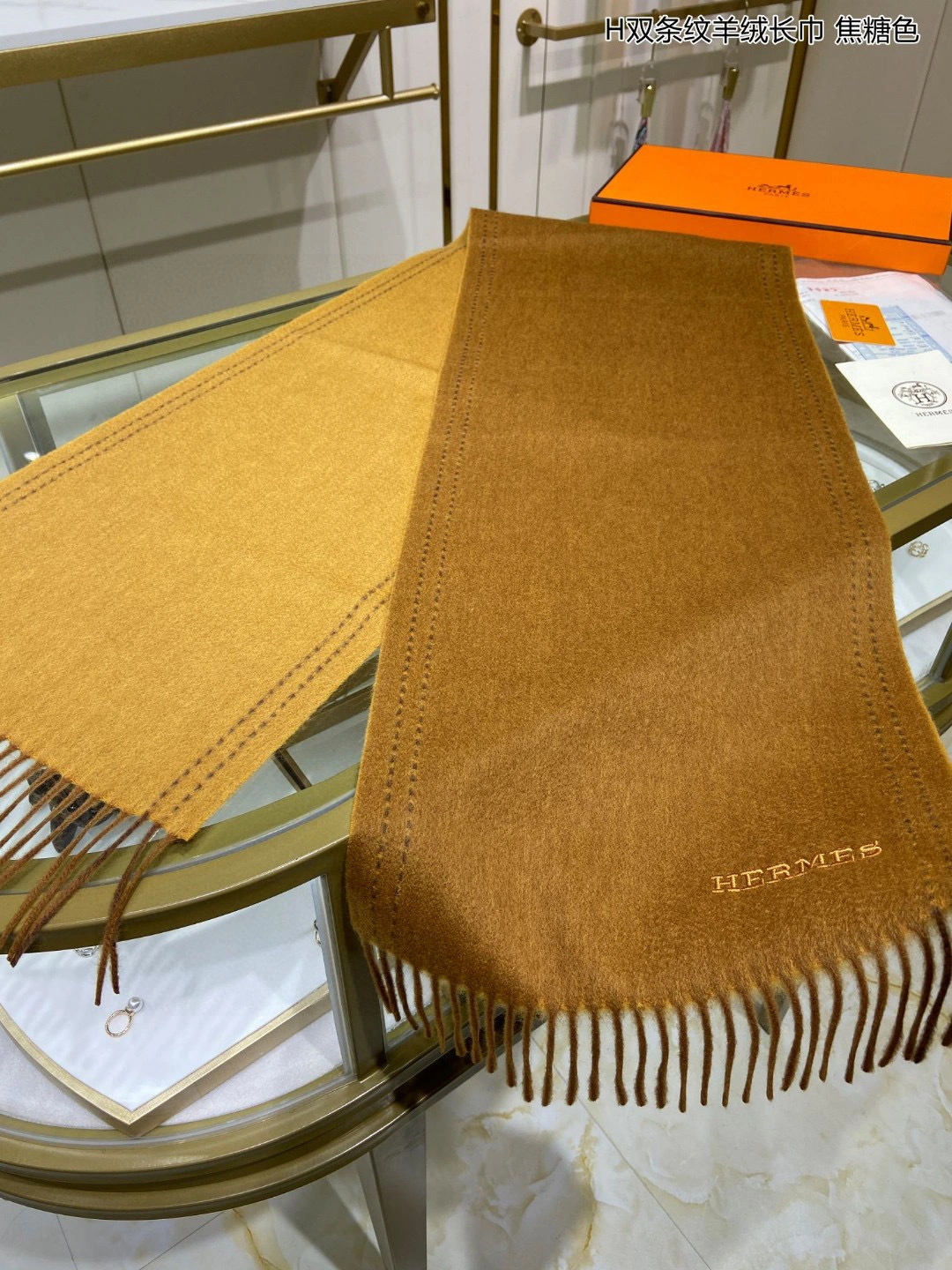 &HD-- 100%cashmere 2 color item:C-S132J102010-2