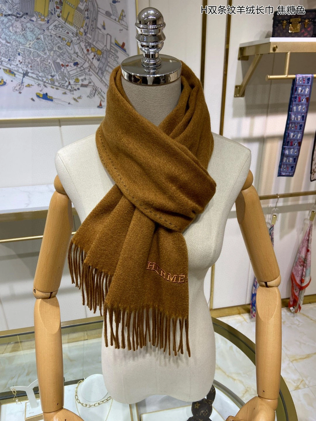 &HD-- 100%cashmere 2 color item:C-S132J102010-2