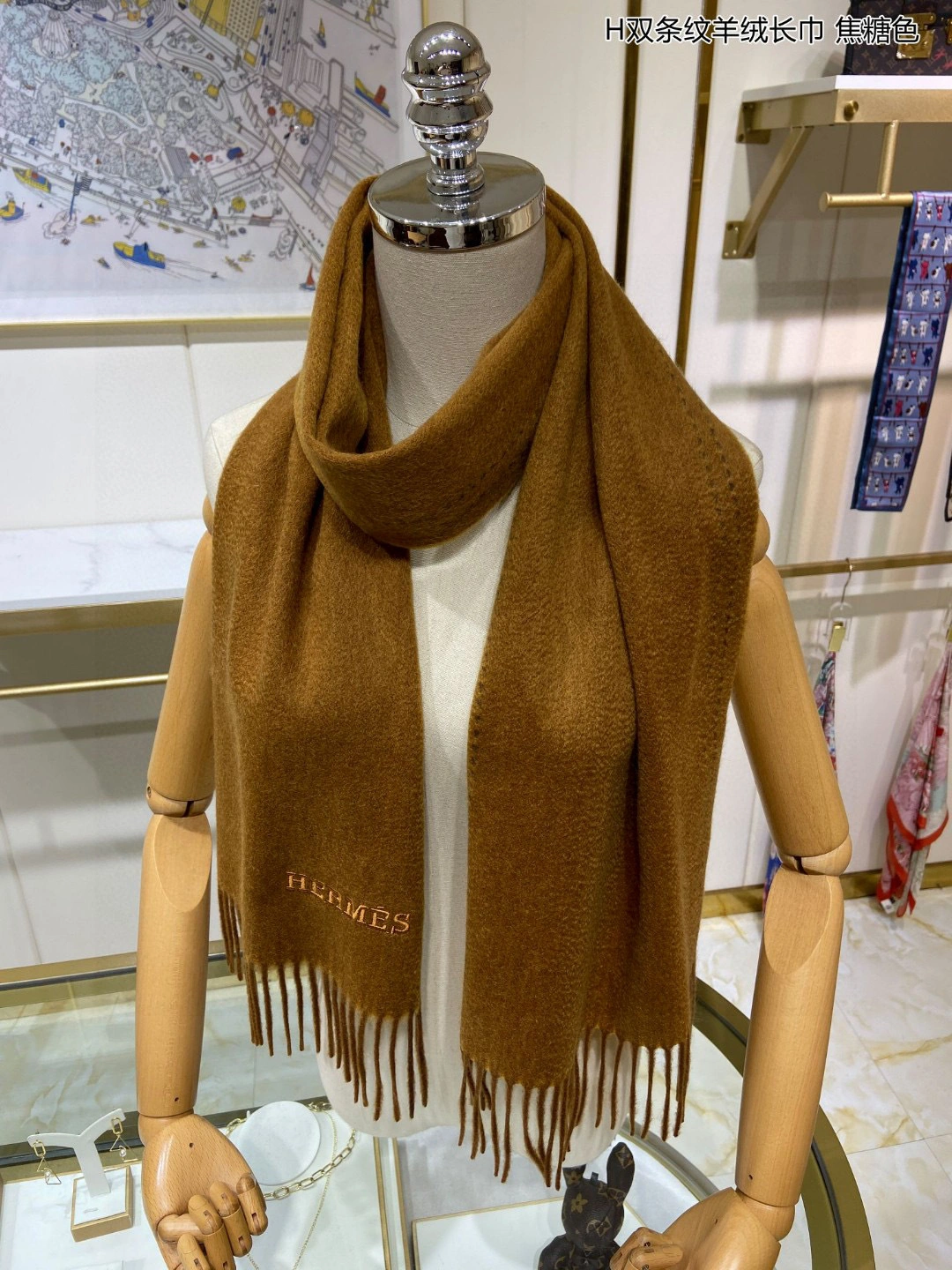 &HD-- 100%cashmere 2 color item:C-S132J102010-2