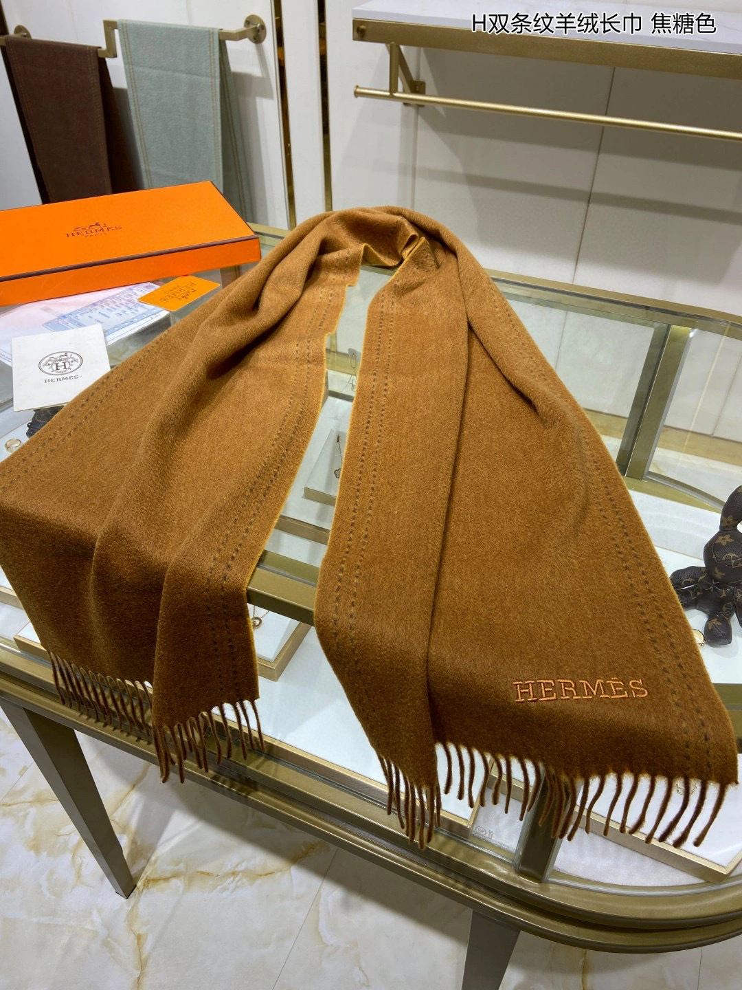 &HD-- 100%cashmere 2 color item:C-S132J102010-2