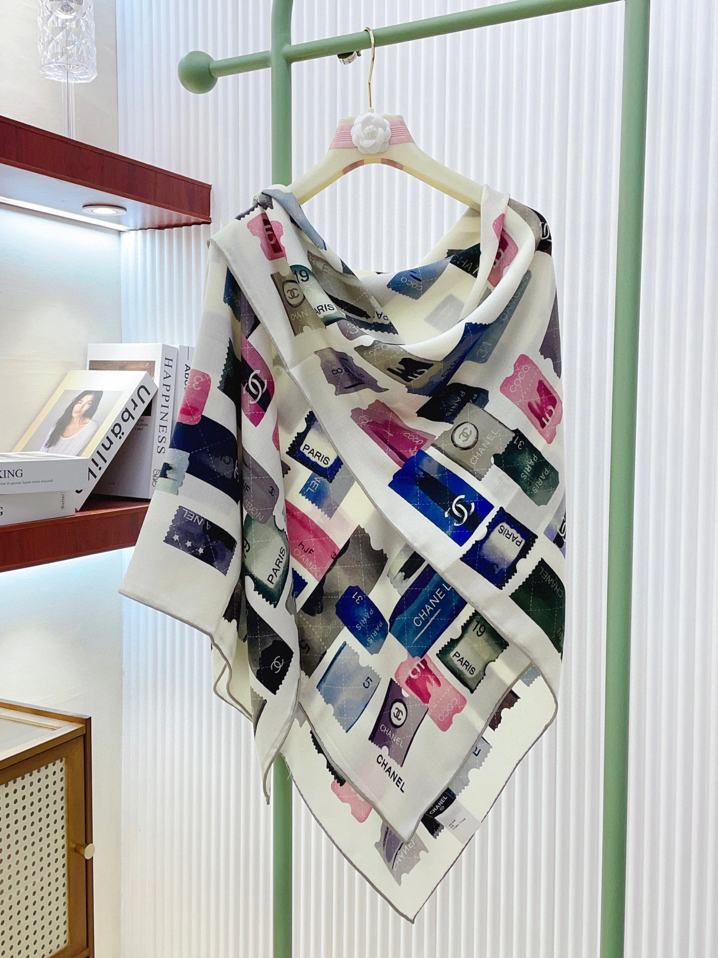 HD-- 3h1958 cashmere Real silk 2Colour item : E-S132K1203-2H