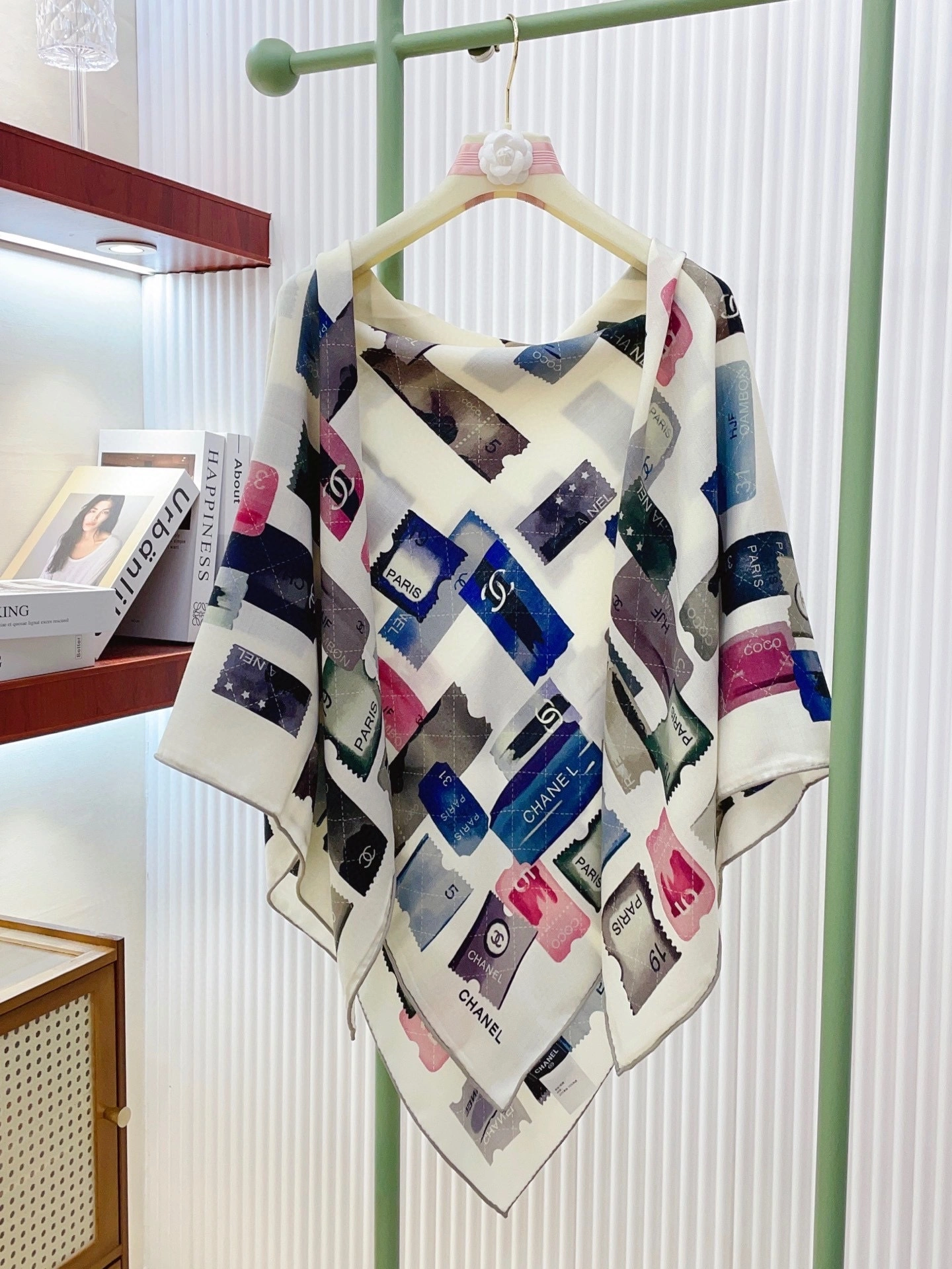 HD-- 3h1958 cashmere Real silk 2Colour item : E-S132K1203-2H