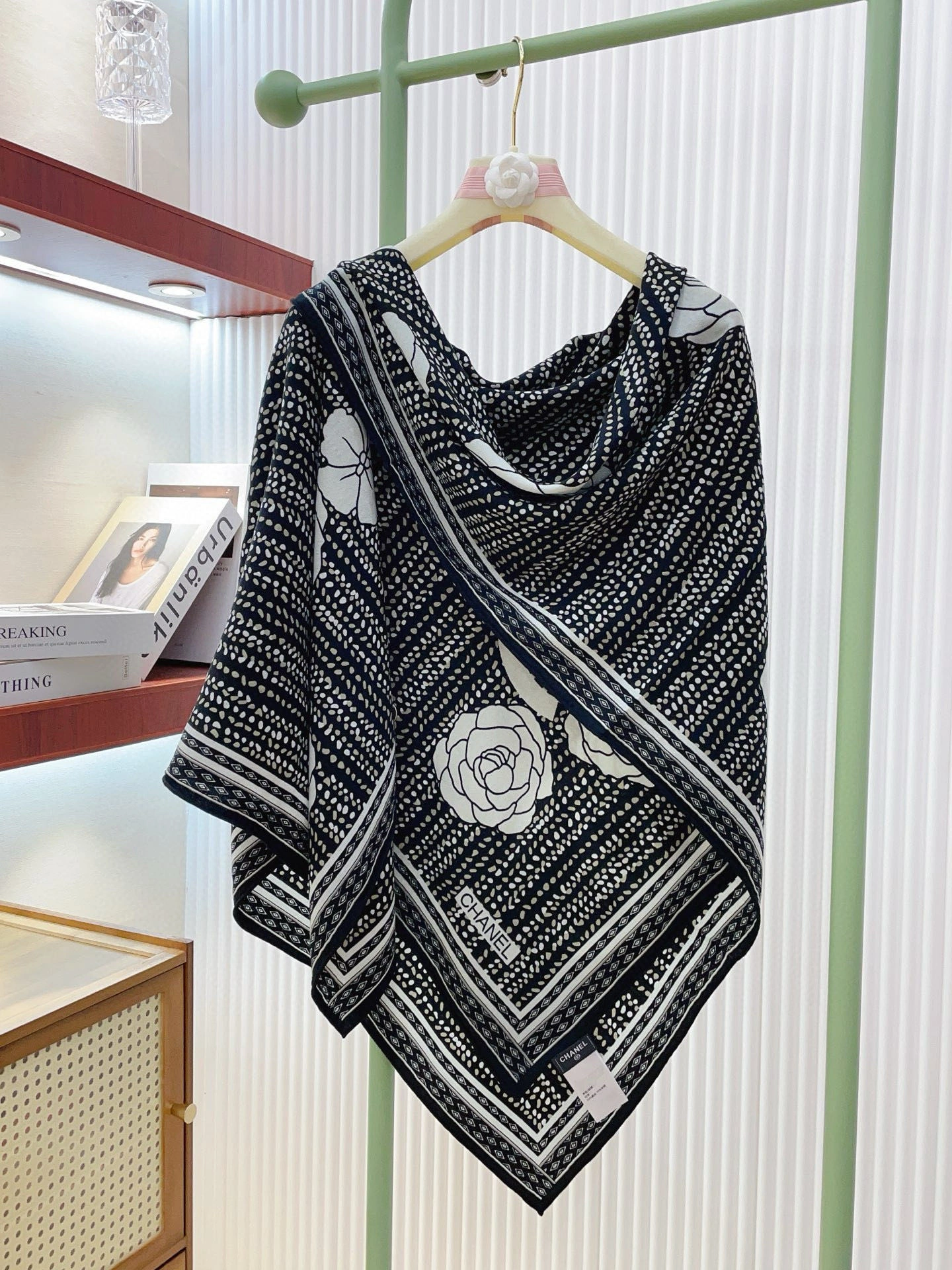 HD-- 3h1958 cashmere Real silk 2Colour item : E-S132K1205-2H