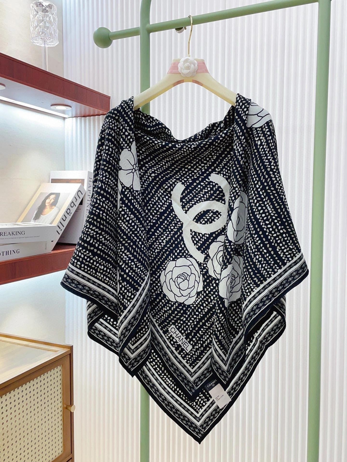 HD-- 3h1958 cashmere Real silk 2Colour item : E-S132K1205-2H