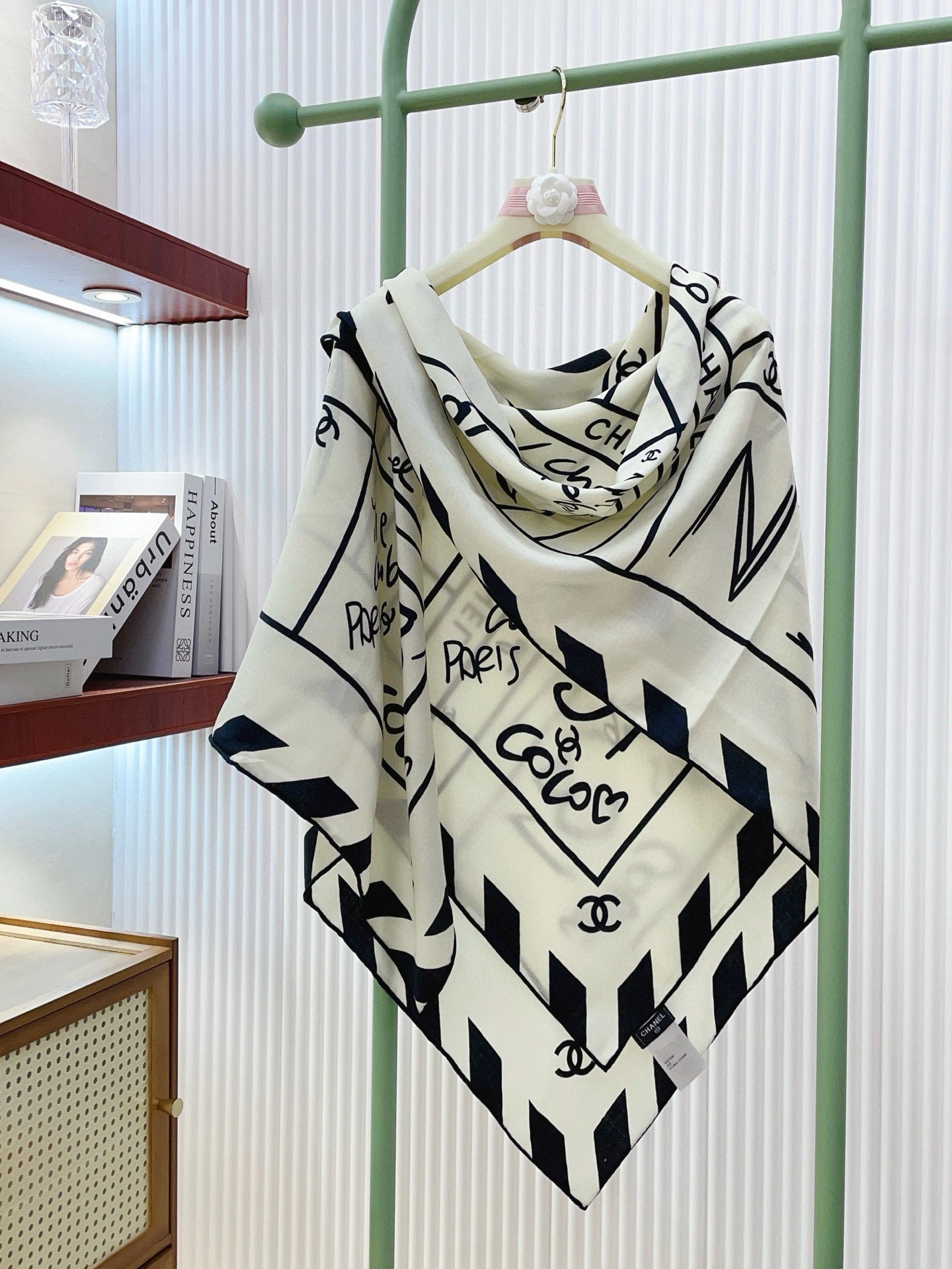 HD-- 3h1958 cashmere Real silk 2Colour item : E-S132K1206-2H