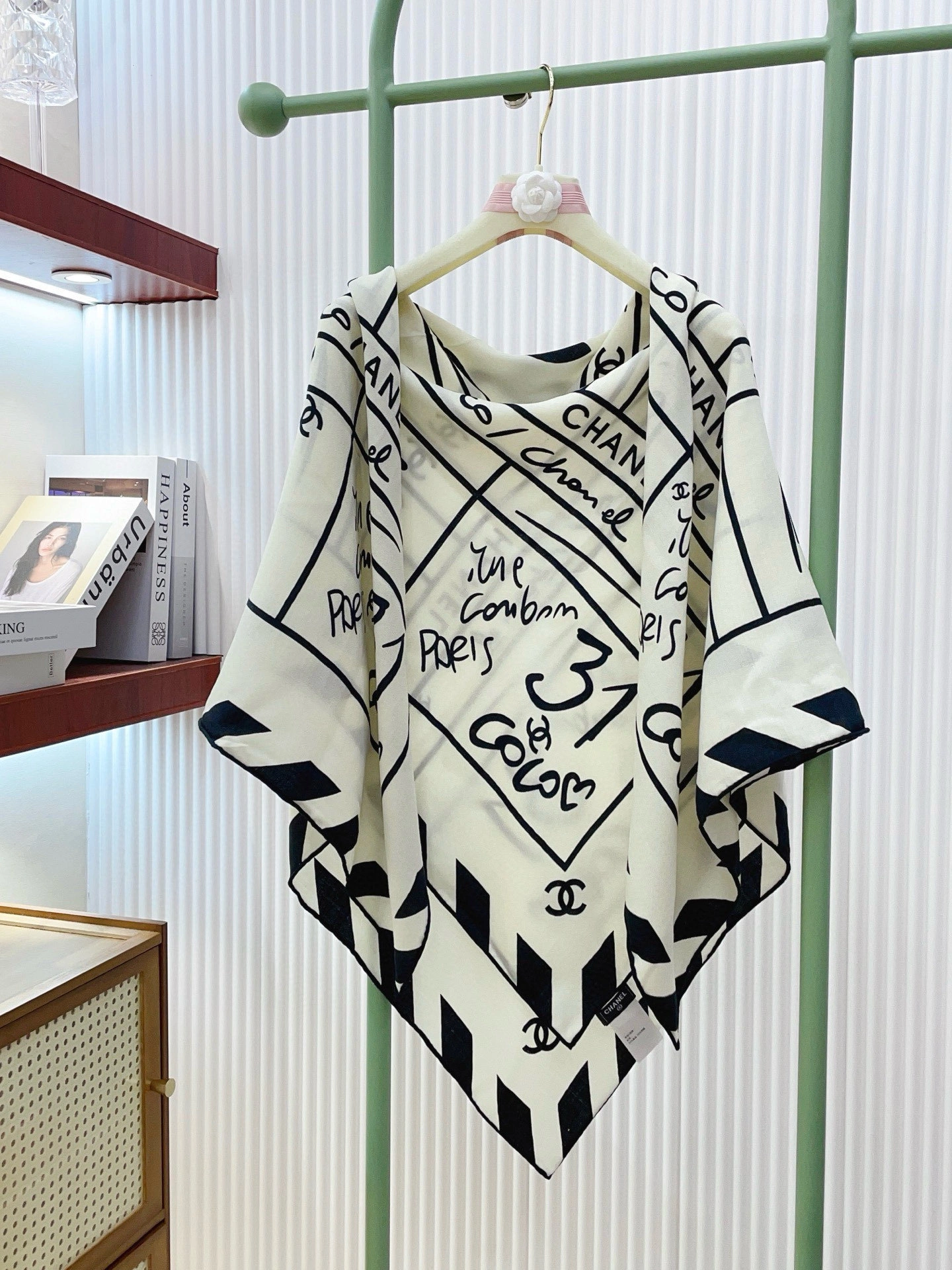 HD-- 3h1958 cashmere Real silk 2Colour item : E-S132K1206-2H